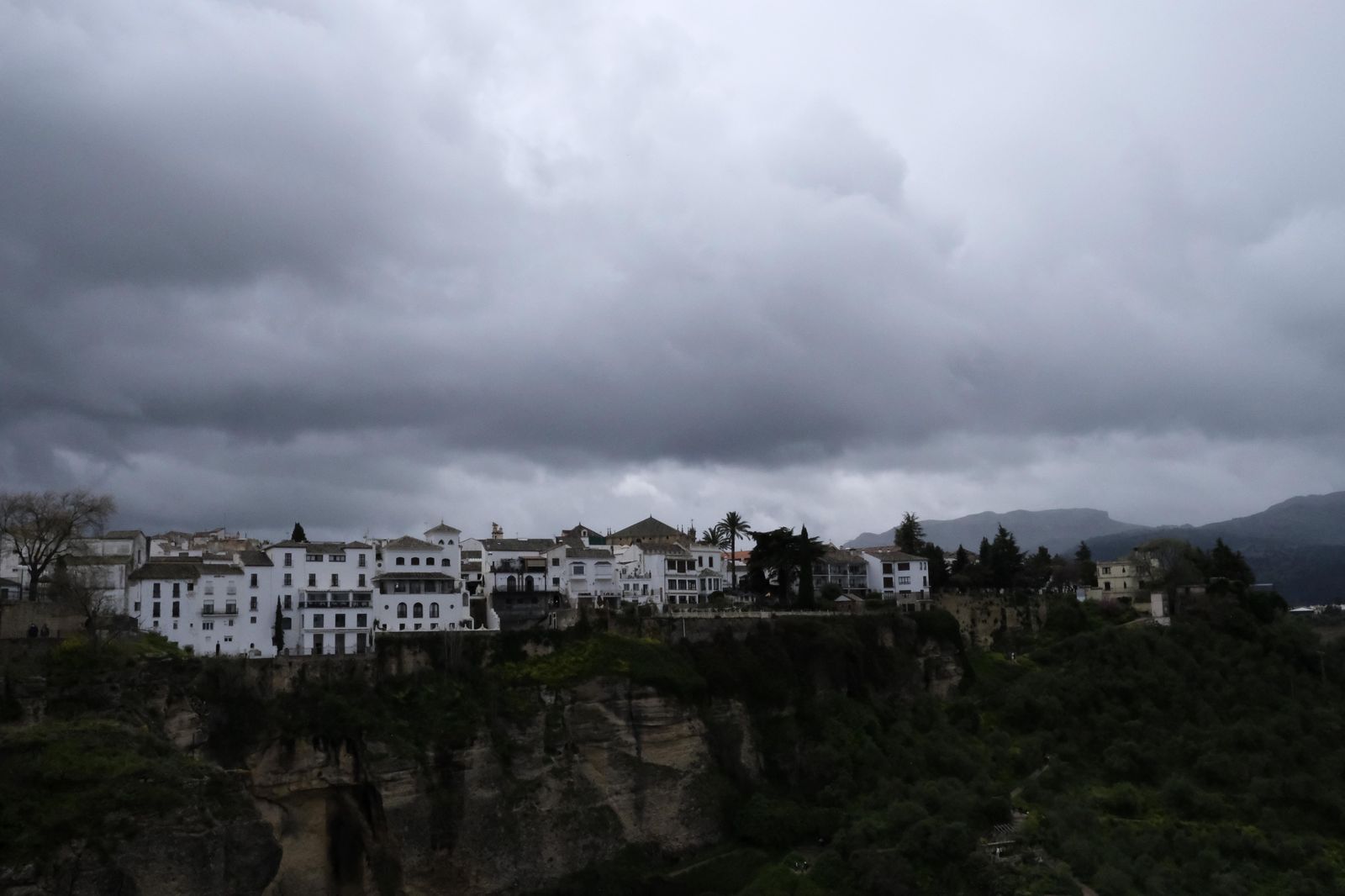 Las fotos del regreso de la lluvia a Ronda