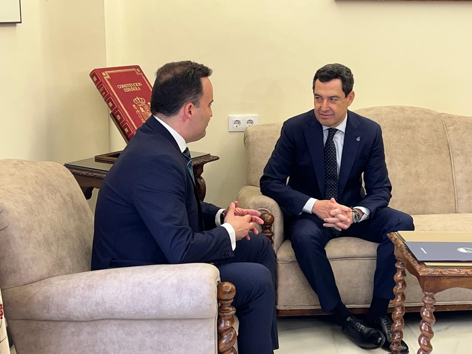 Juanma Moreno, en Priego de Córdoba