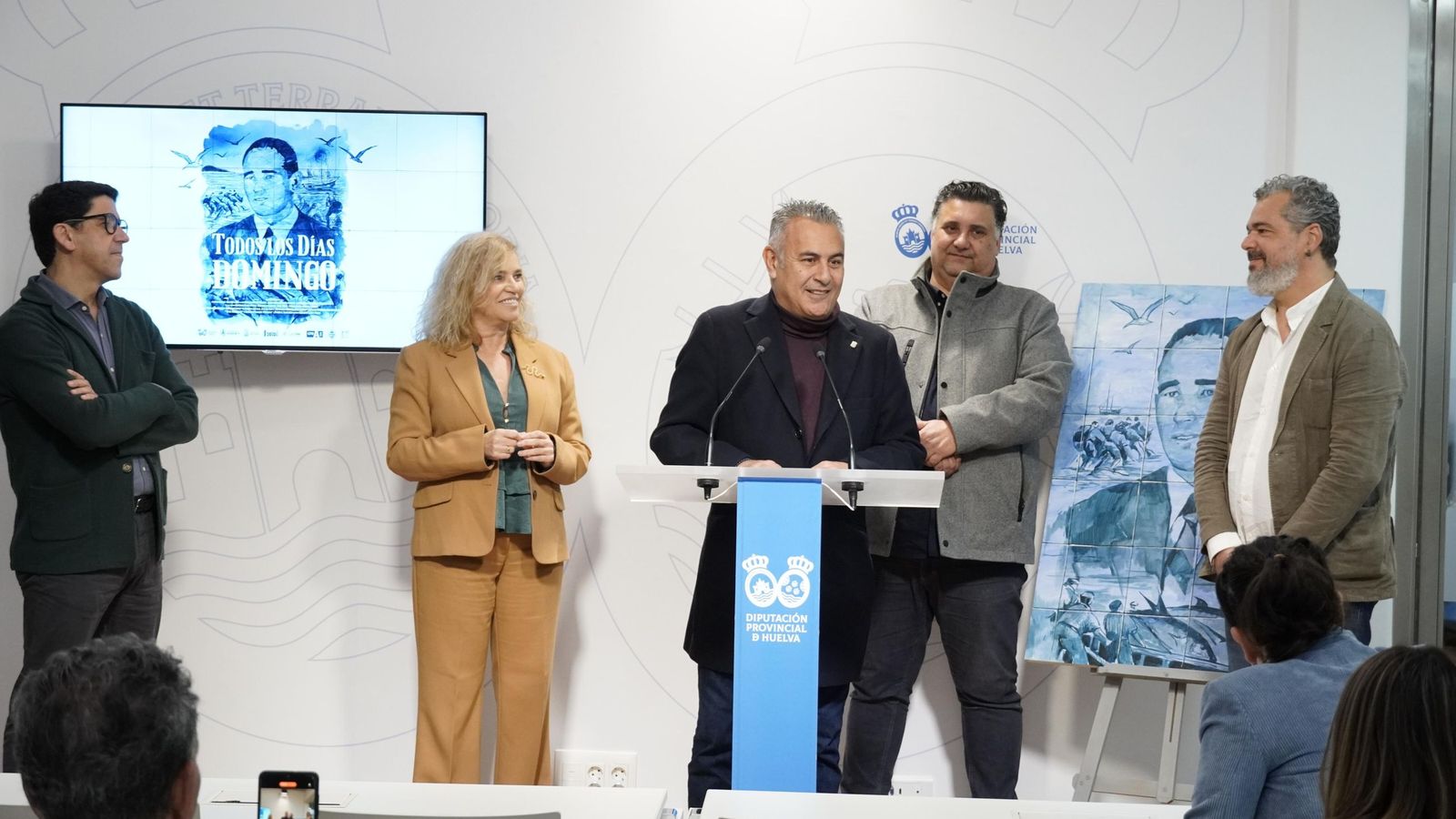 Presentación de 'Todos los días domingo' en la Diputación.