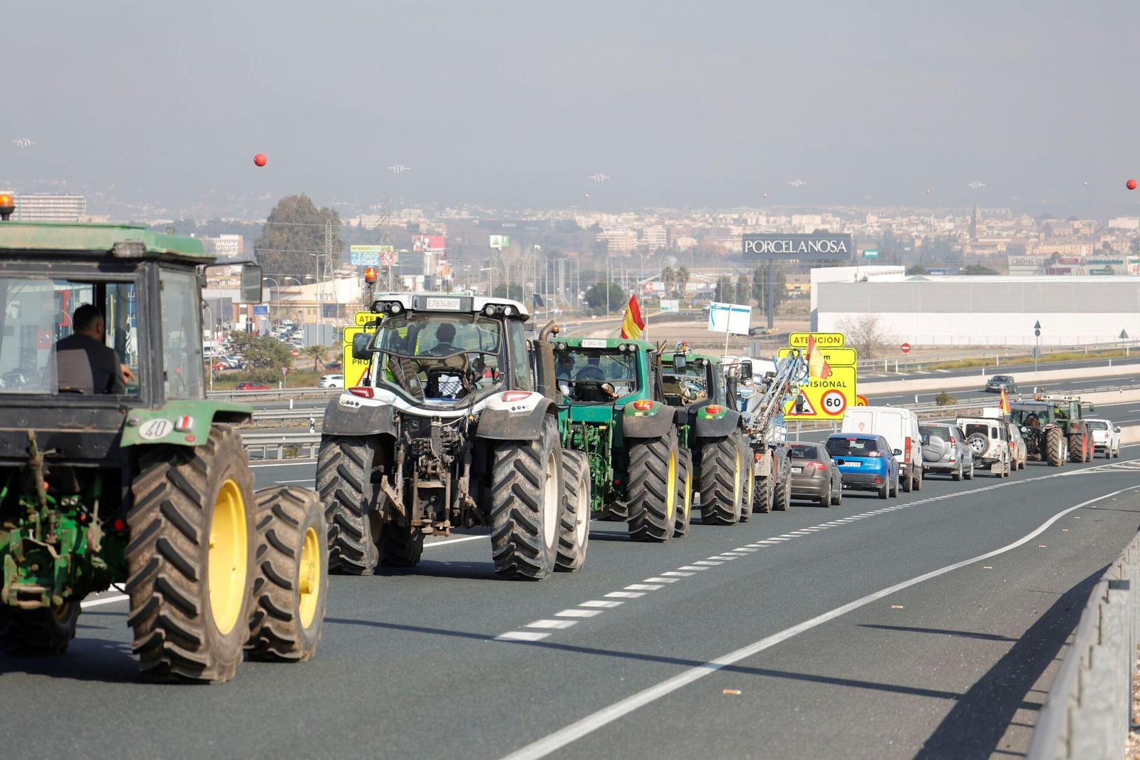 Tractorada en Córdoba de la semana pasada.