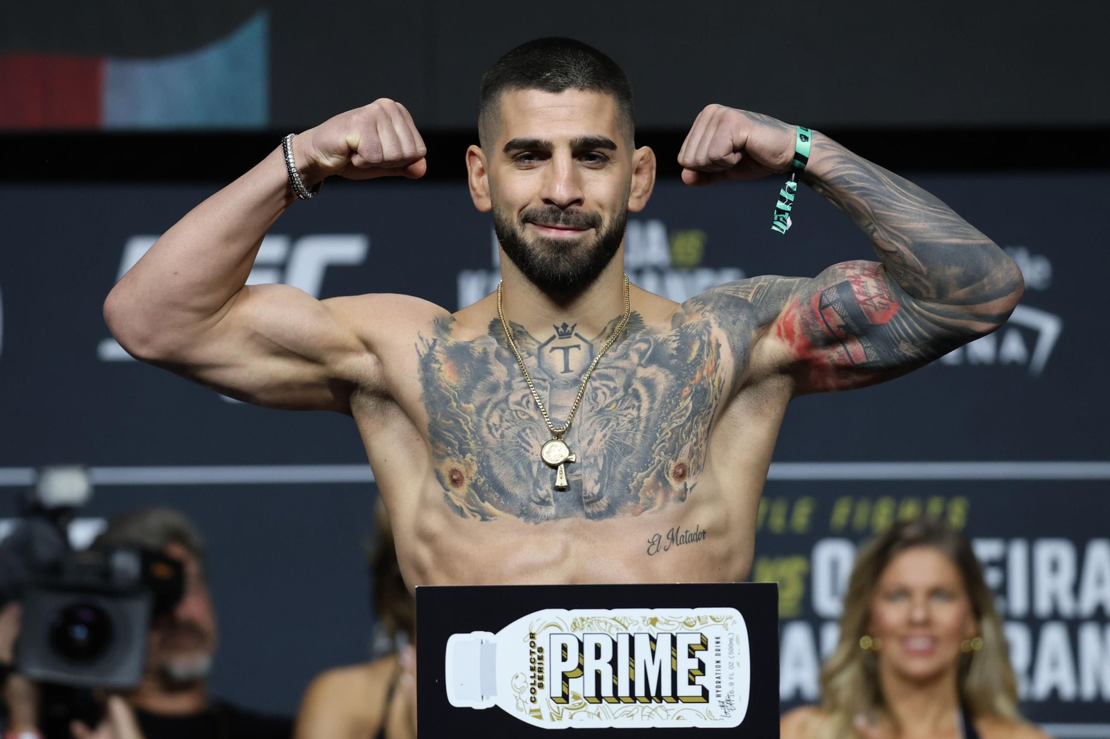 Las fotos del triunfo de Topuria ante Oliveira