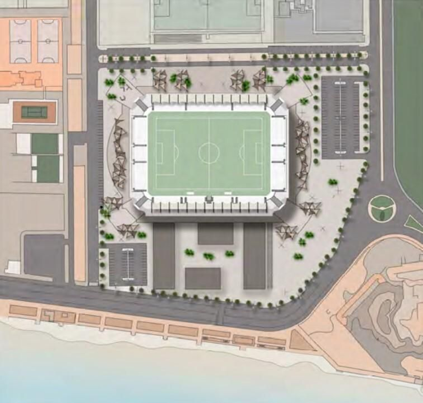 Así será el futuro estadio 'Ciudad de La Línea'