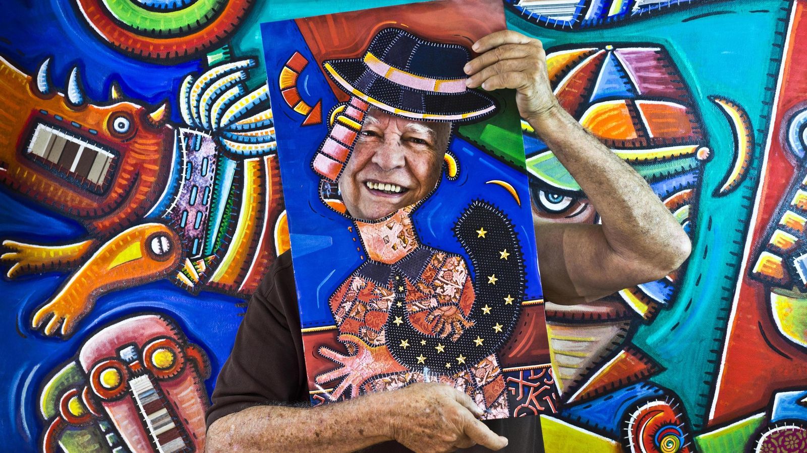 El pintor Alfredo Sosabravo.