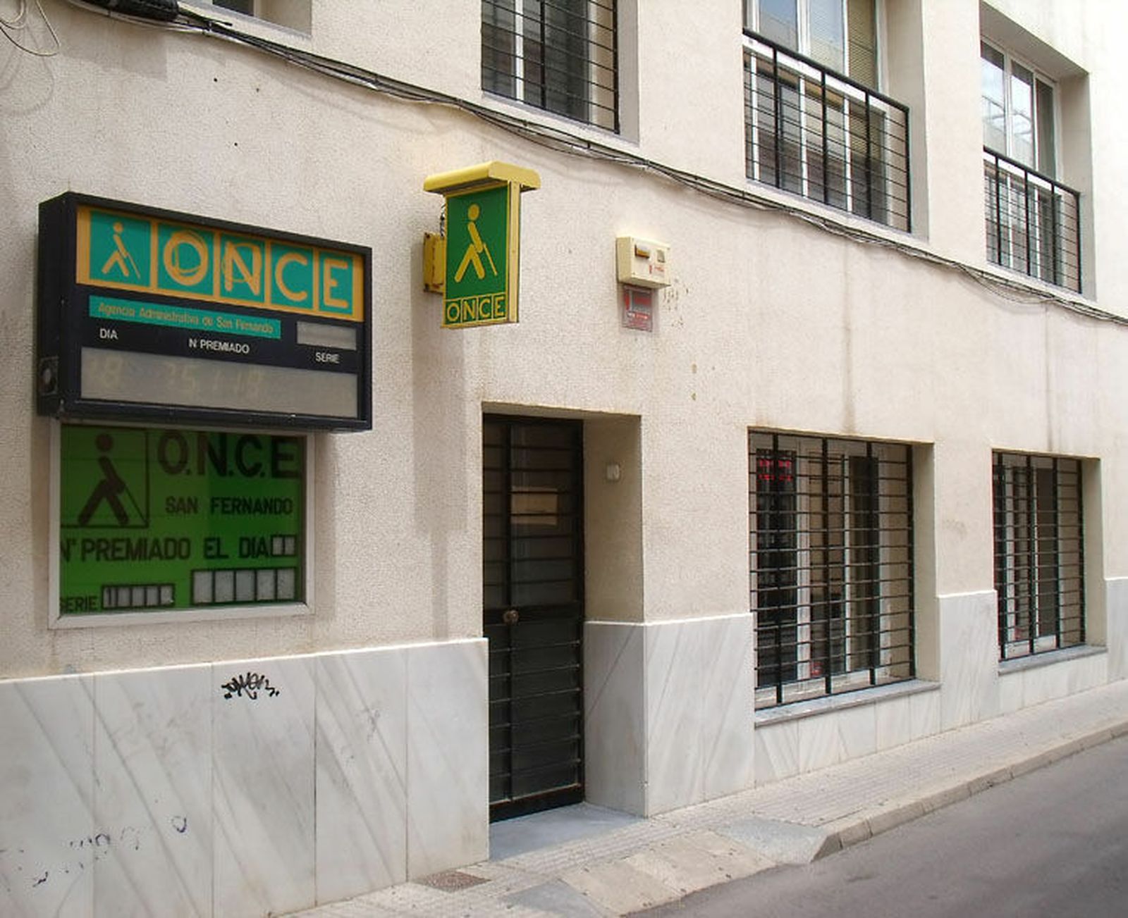 Imagen de archivo de las oficinas de la ONCE en San Fernando.