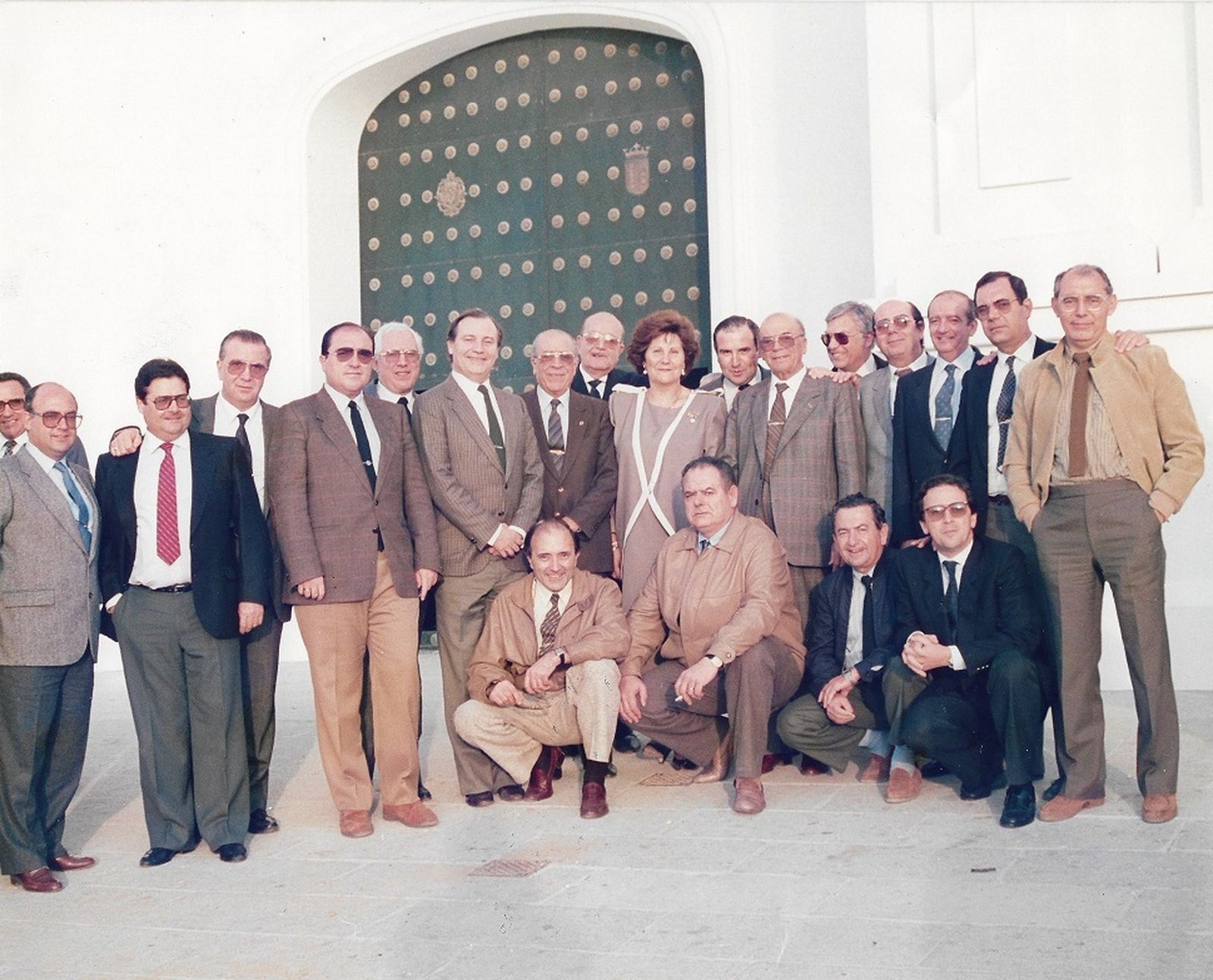 Fundadores de la FOE en el año 1977.