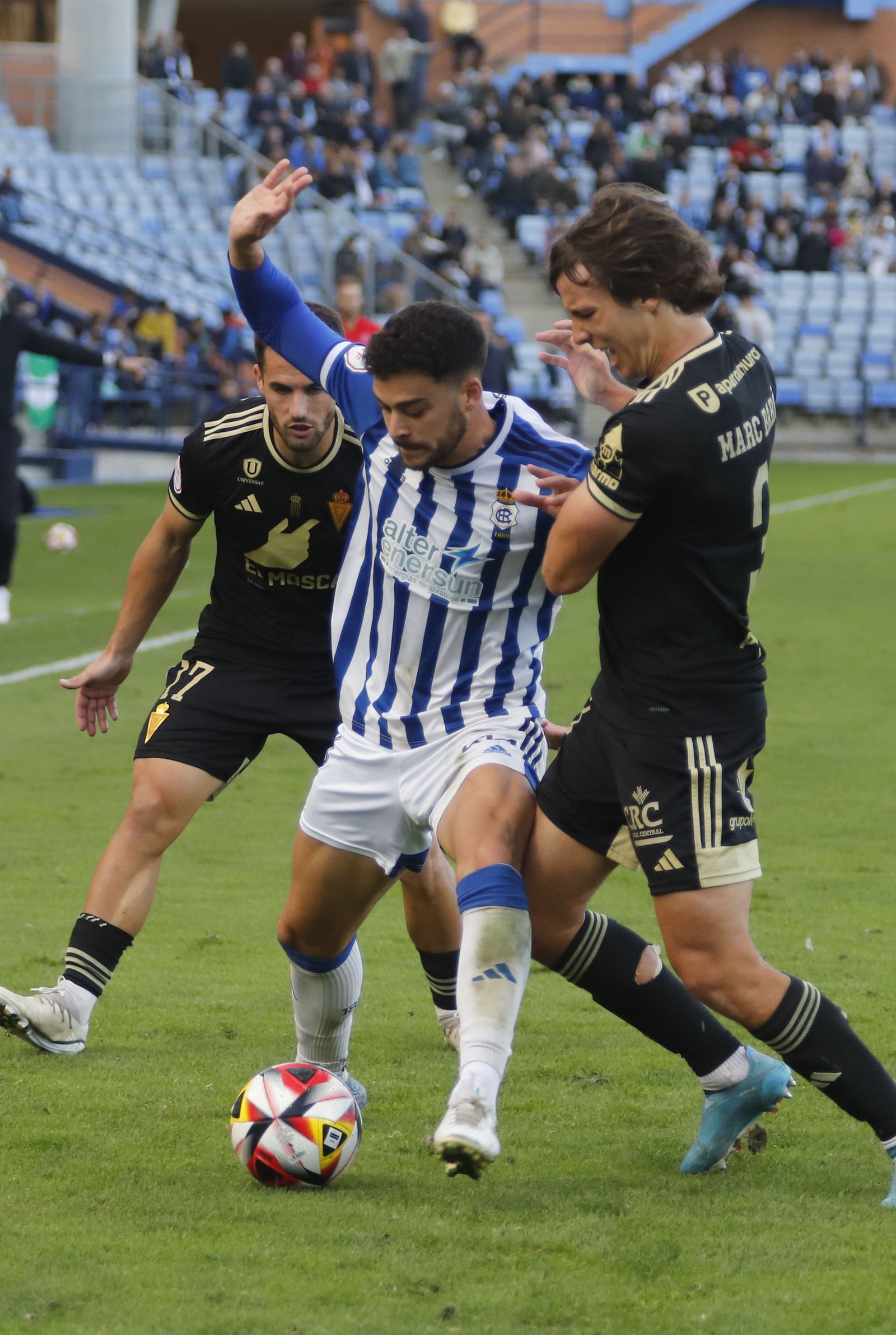 Imágenes del encuentro entre el Recreativo de Huelva y el Real Murcia