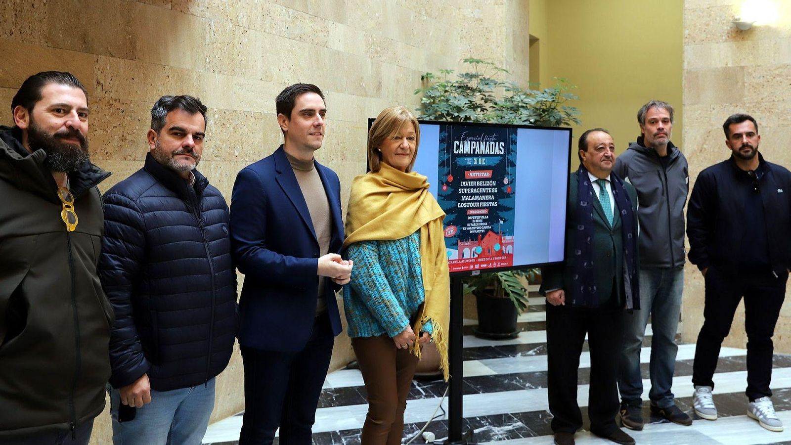 Un momento de la presentación de la fiesta de Fin de Año en Jerez.