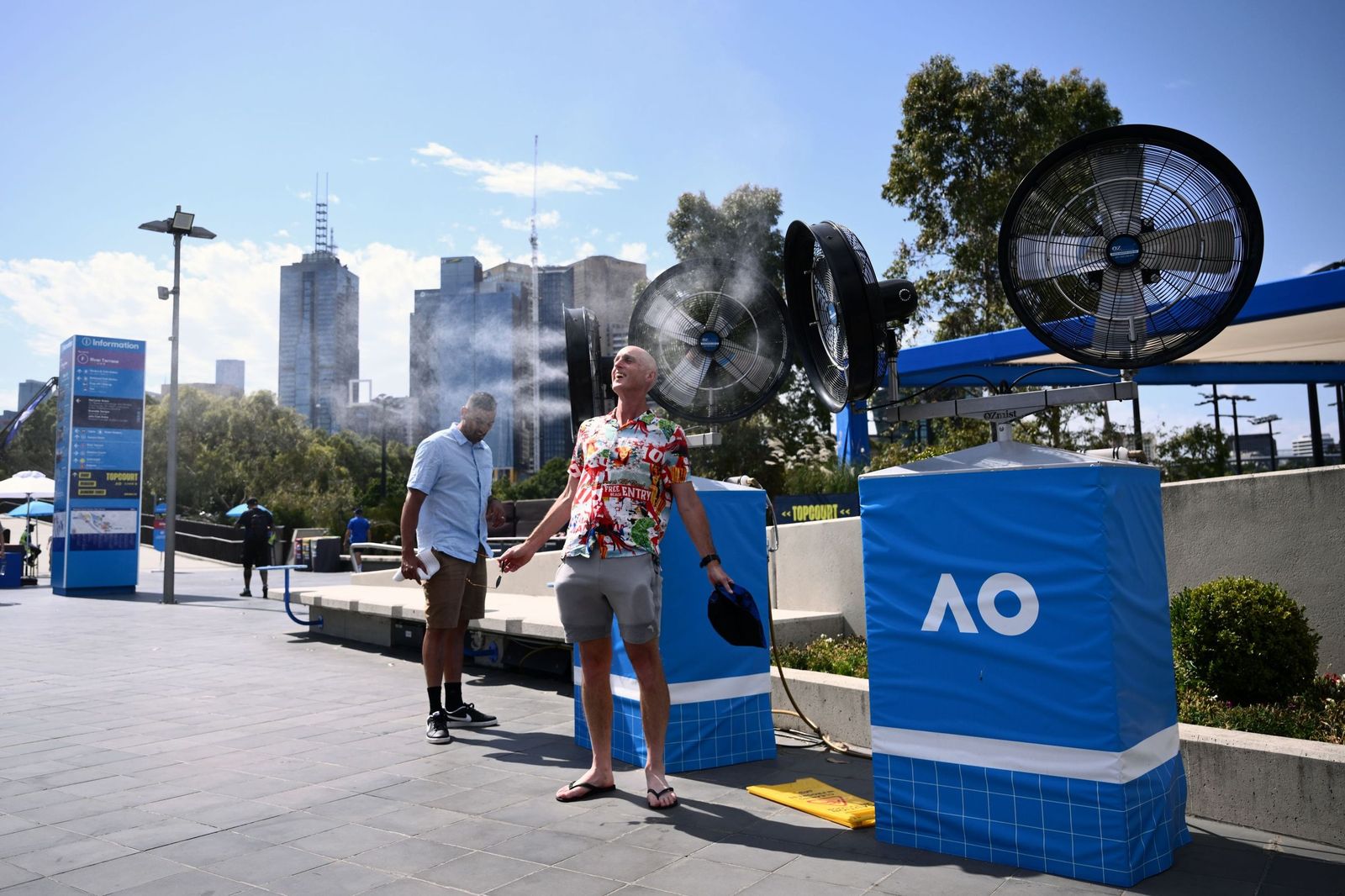 Las fotos de Alcaraz y del resto de cuartos de final de Australia