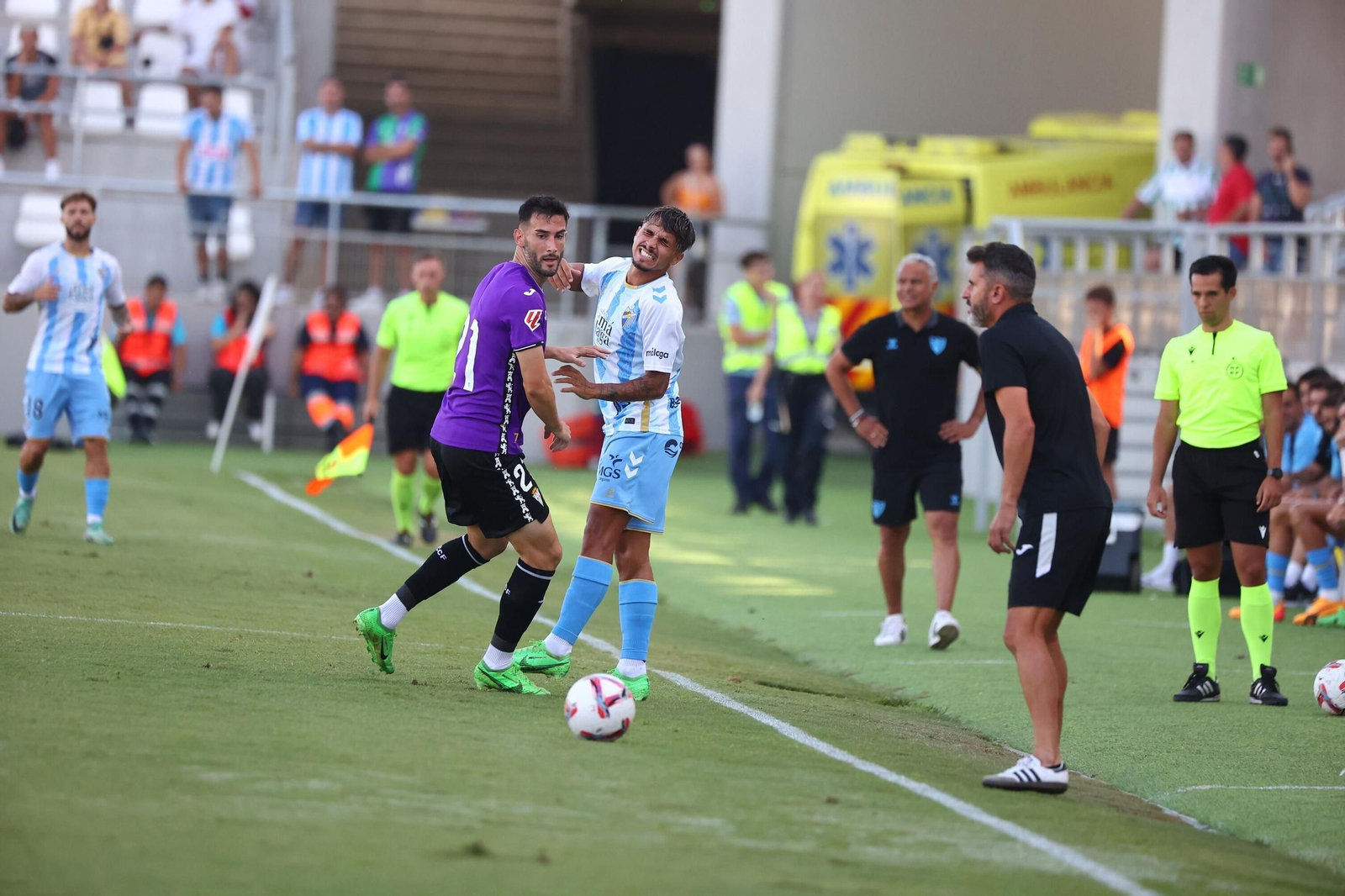 El paso de Sergio Pellicer por el Málaga CF, en fotos
