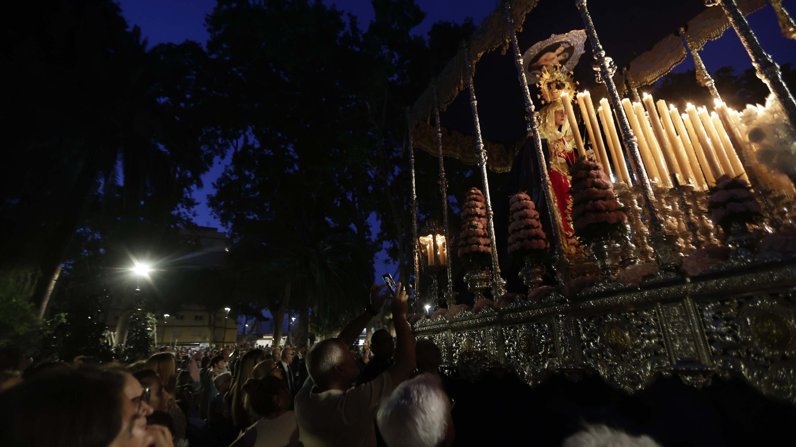 La Magna Mariana de Algeciras por el Parque María Cristina, en imágenes