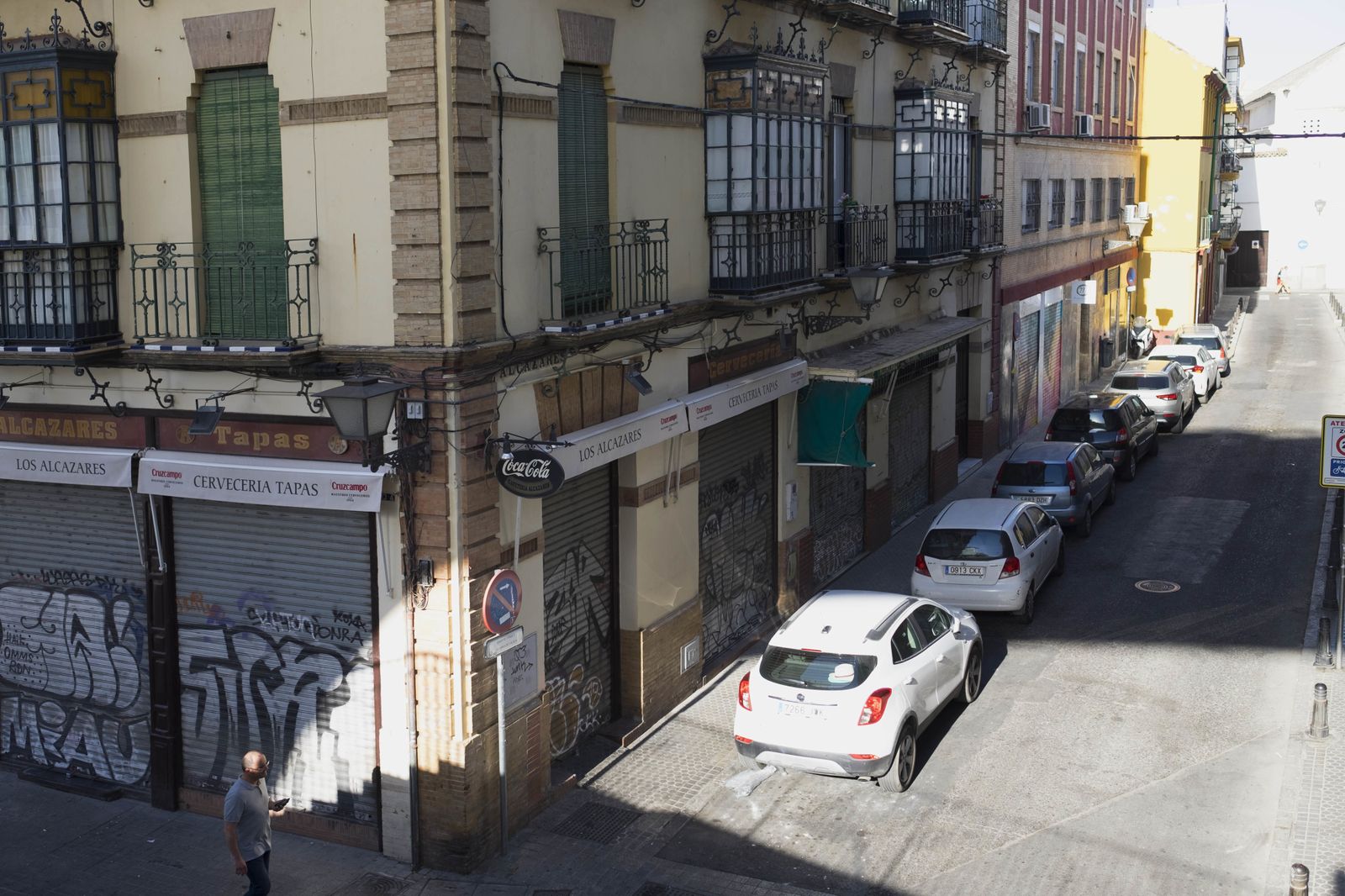 Imagen de la calle Alcázares de Sevilla, en la que se desarrollará el proyecto.