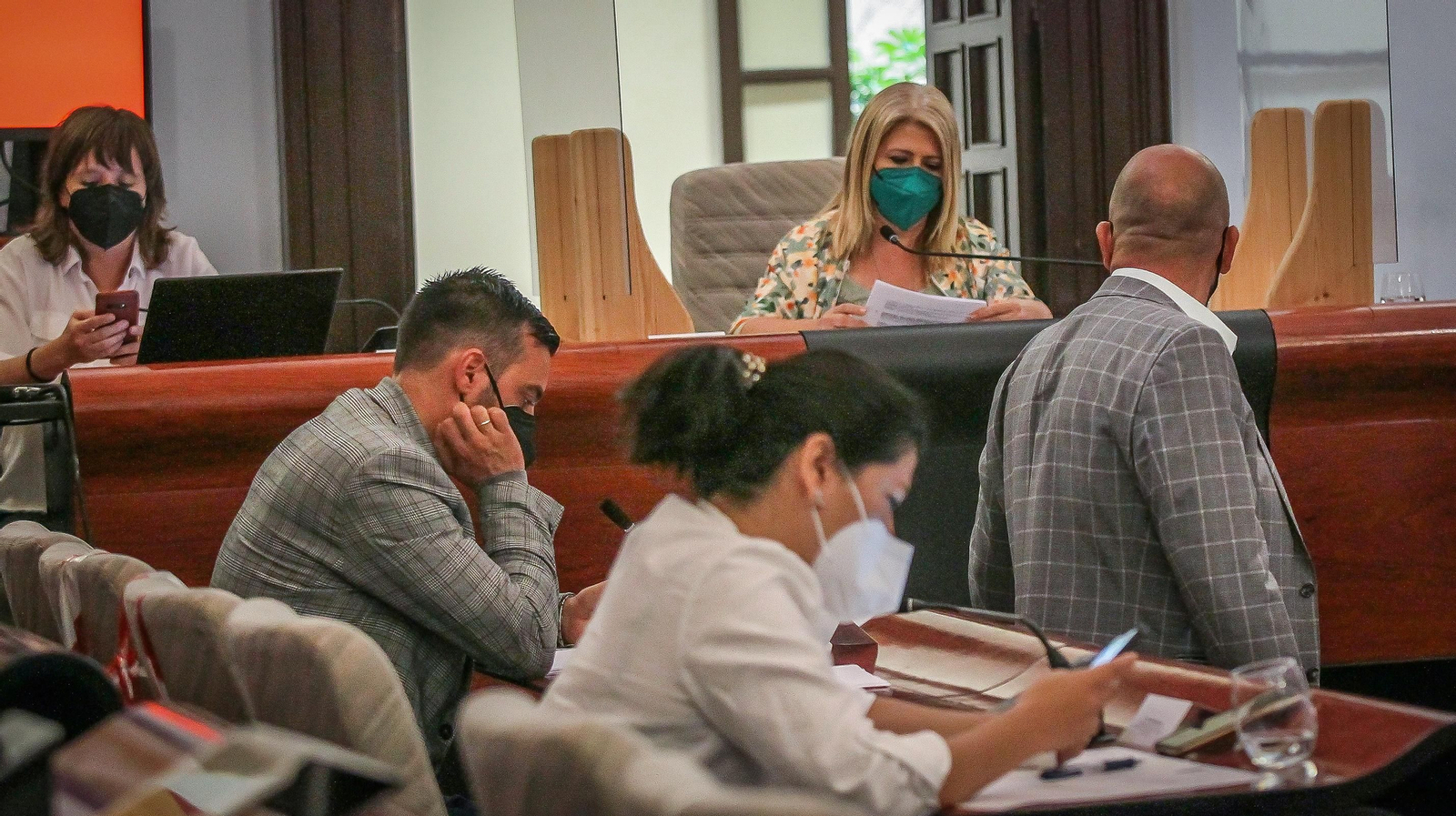 Secuencia del enfado de José Antonio Díaz con la alcaldesa