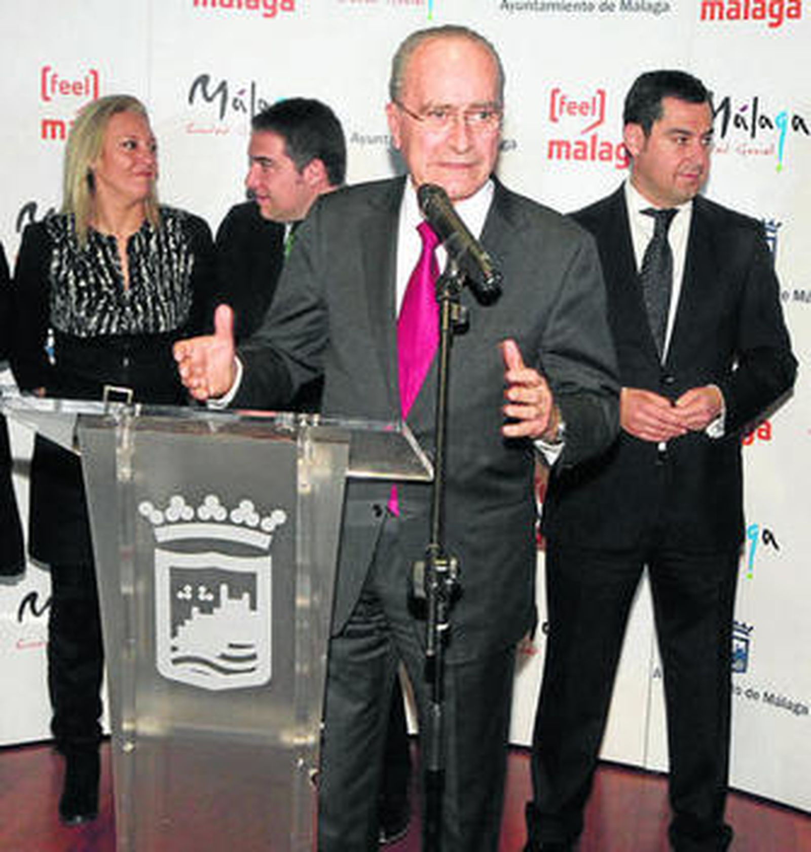 España, Bendodo, De la Torre y Moreno Bonilla.