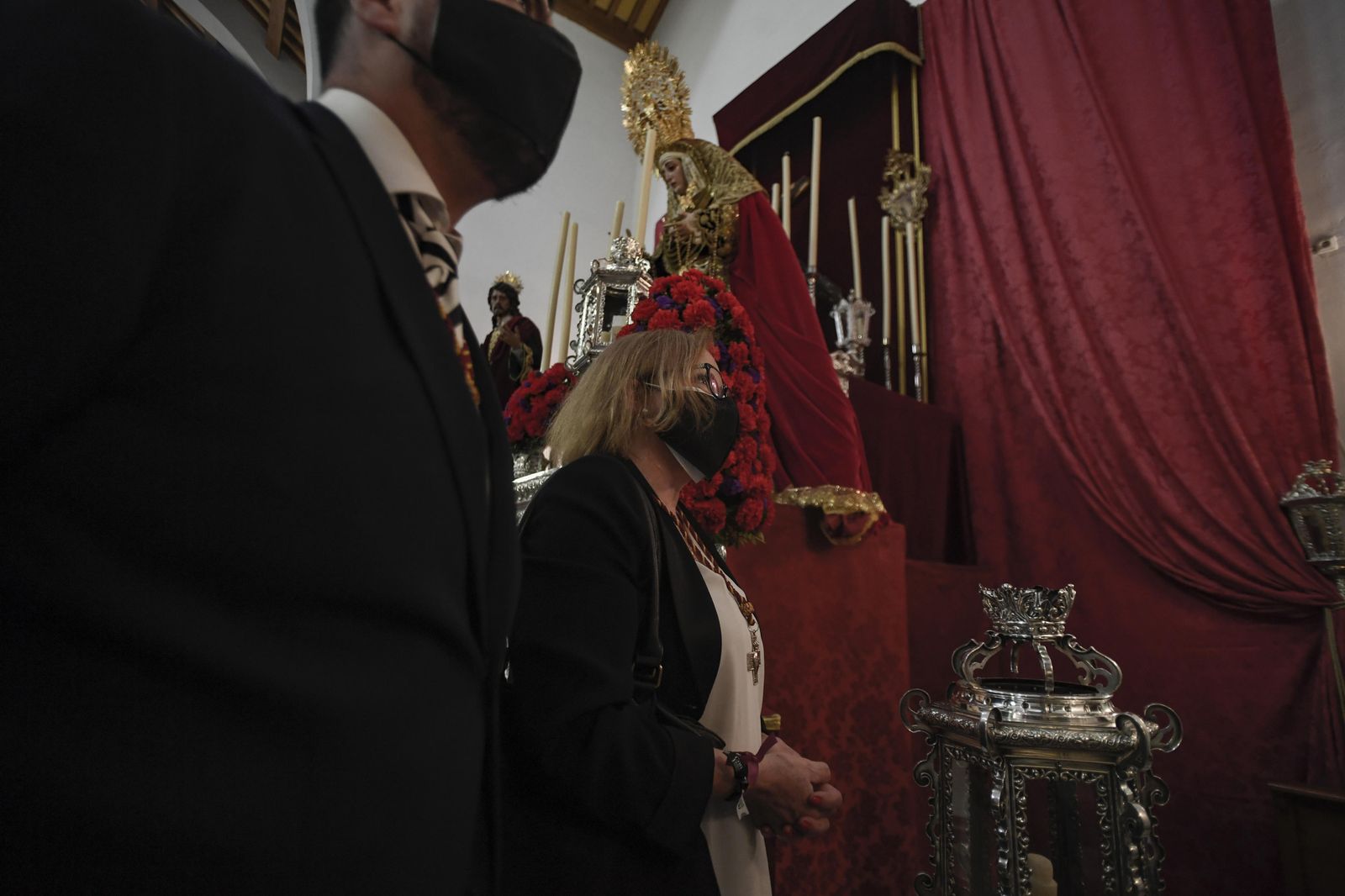 Fotos: el Zaidín visita a la hermandad el Trabajo en el Corpus Christi