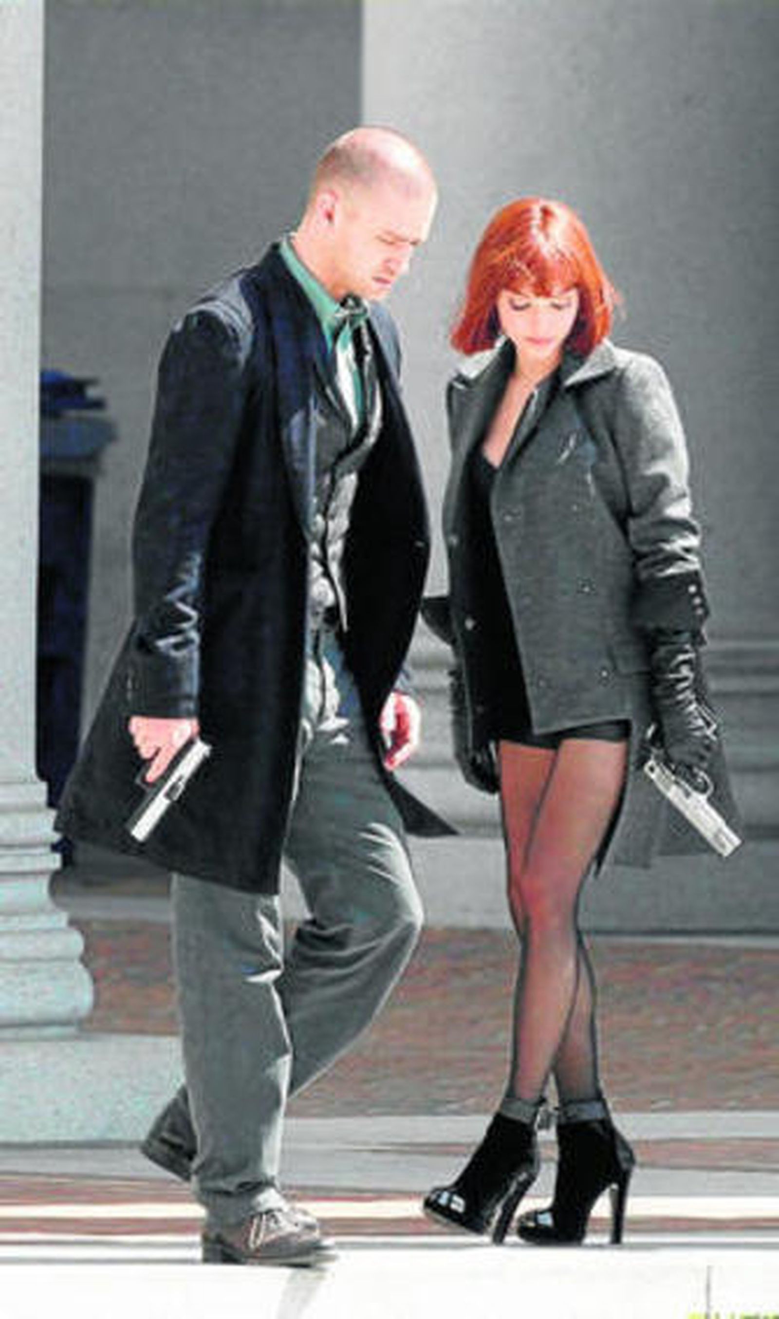 Justin Timberlake y Amanda Seyfried protagonizan 'In time'.