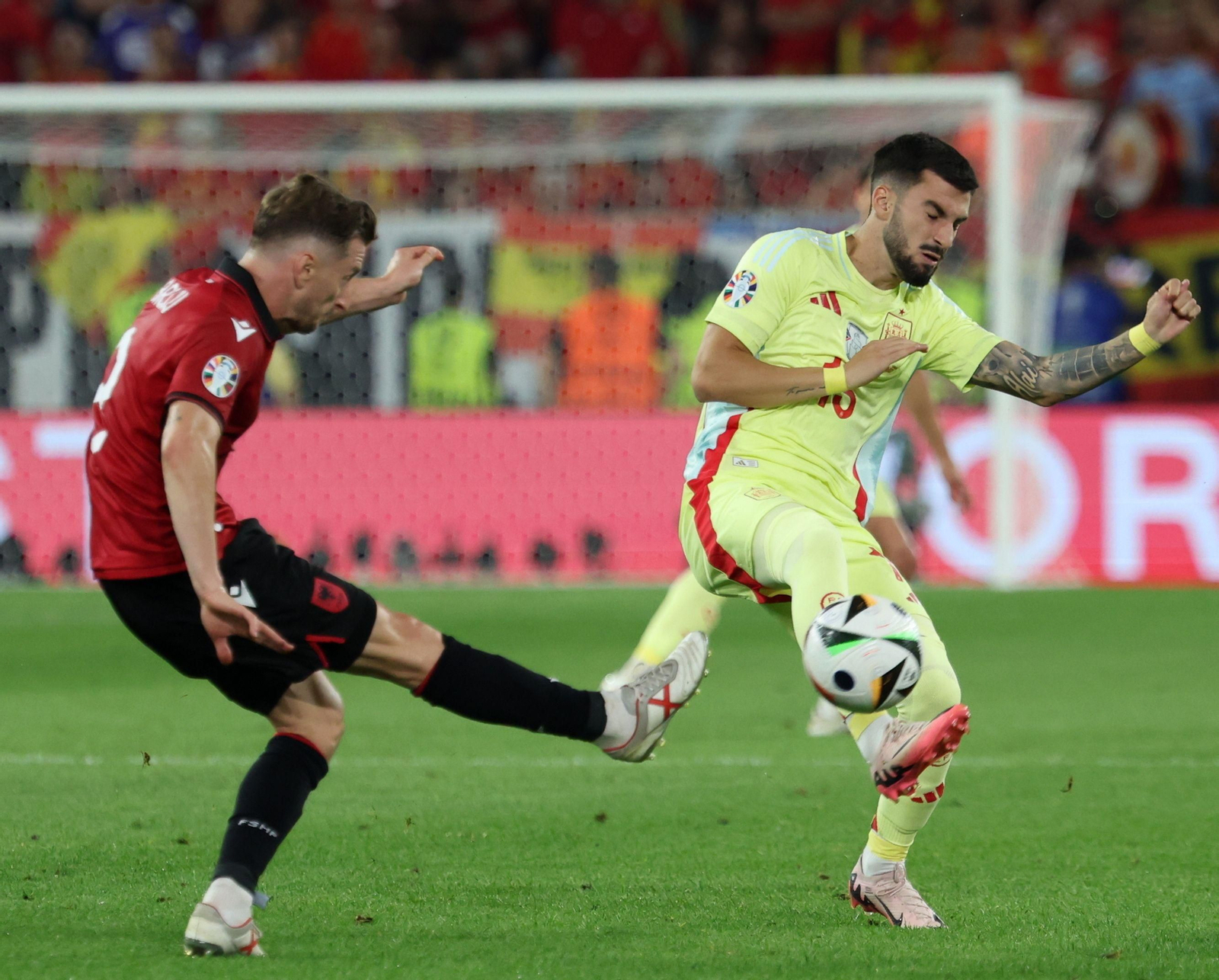 Las fotos del Albania - España