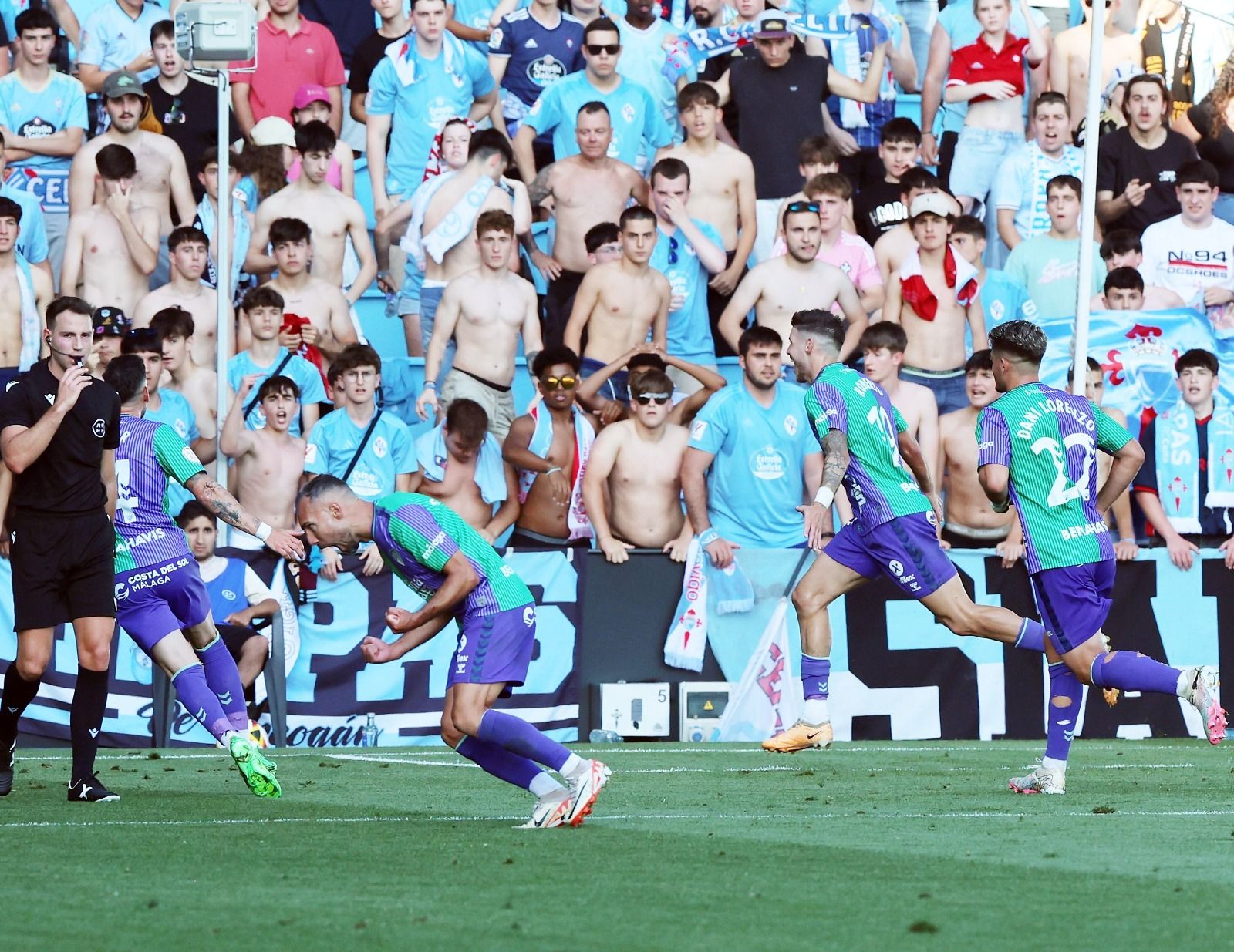 Las fotos del Celta Fortuna-Málaga de play off