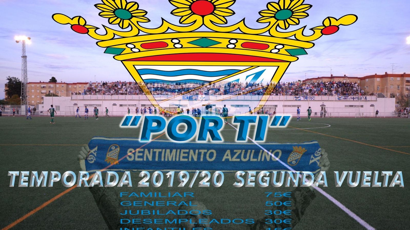 Cartel de la campaña de socios del Deportivo para la segunda vuelta.