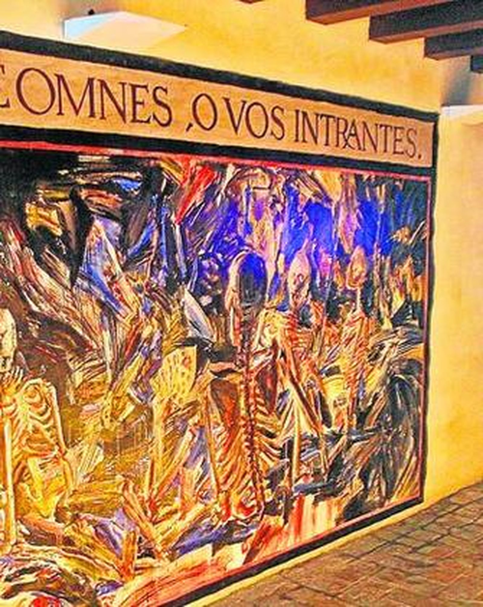 Una de las obras de Manuel del Valle, en Santa Catalina.