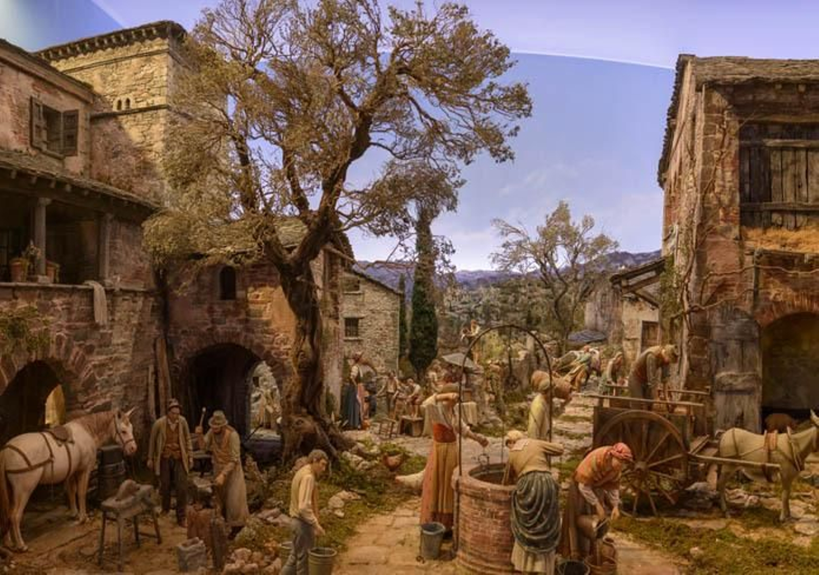 Una muestra de uno de los belenes. Una muestra de uno de los belenes.
