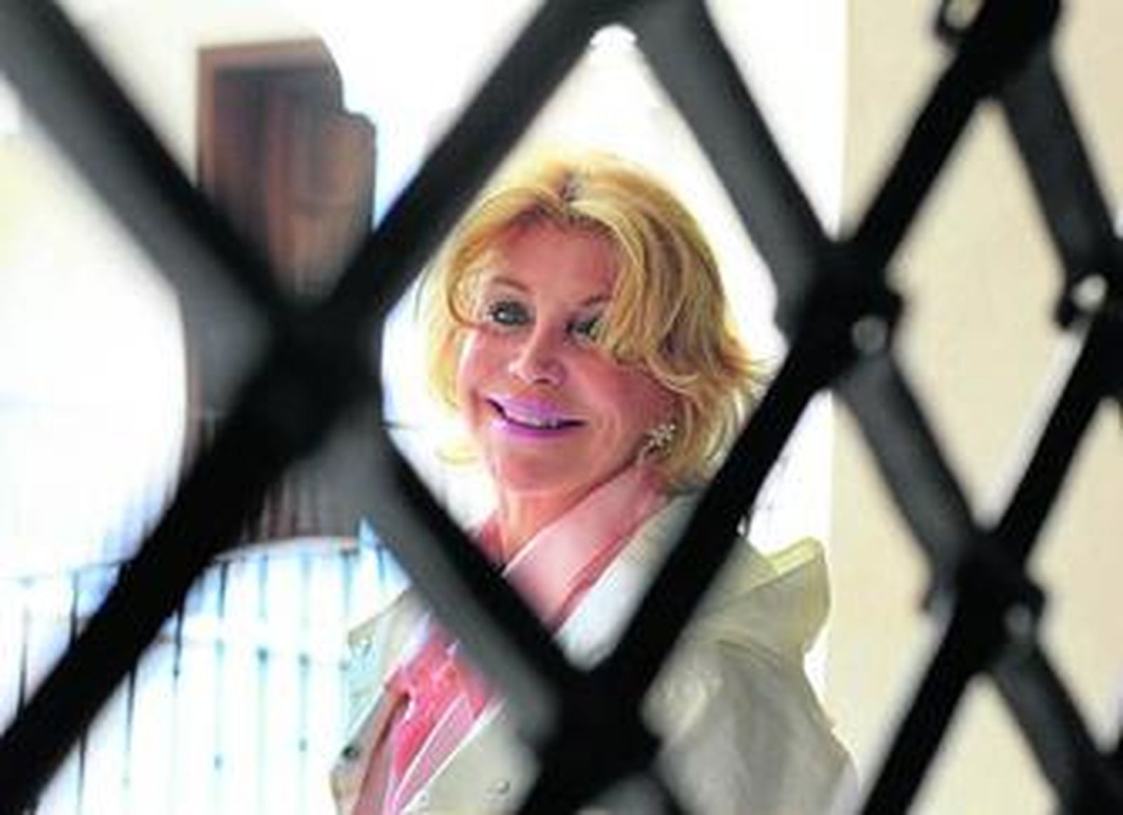 Carmen Thyssen-Bornemisza, en el Palacio de Villalón, sede de su nuevo museo en pleno casco histórico malagueño.