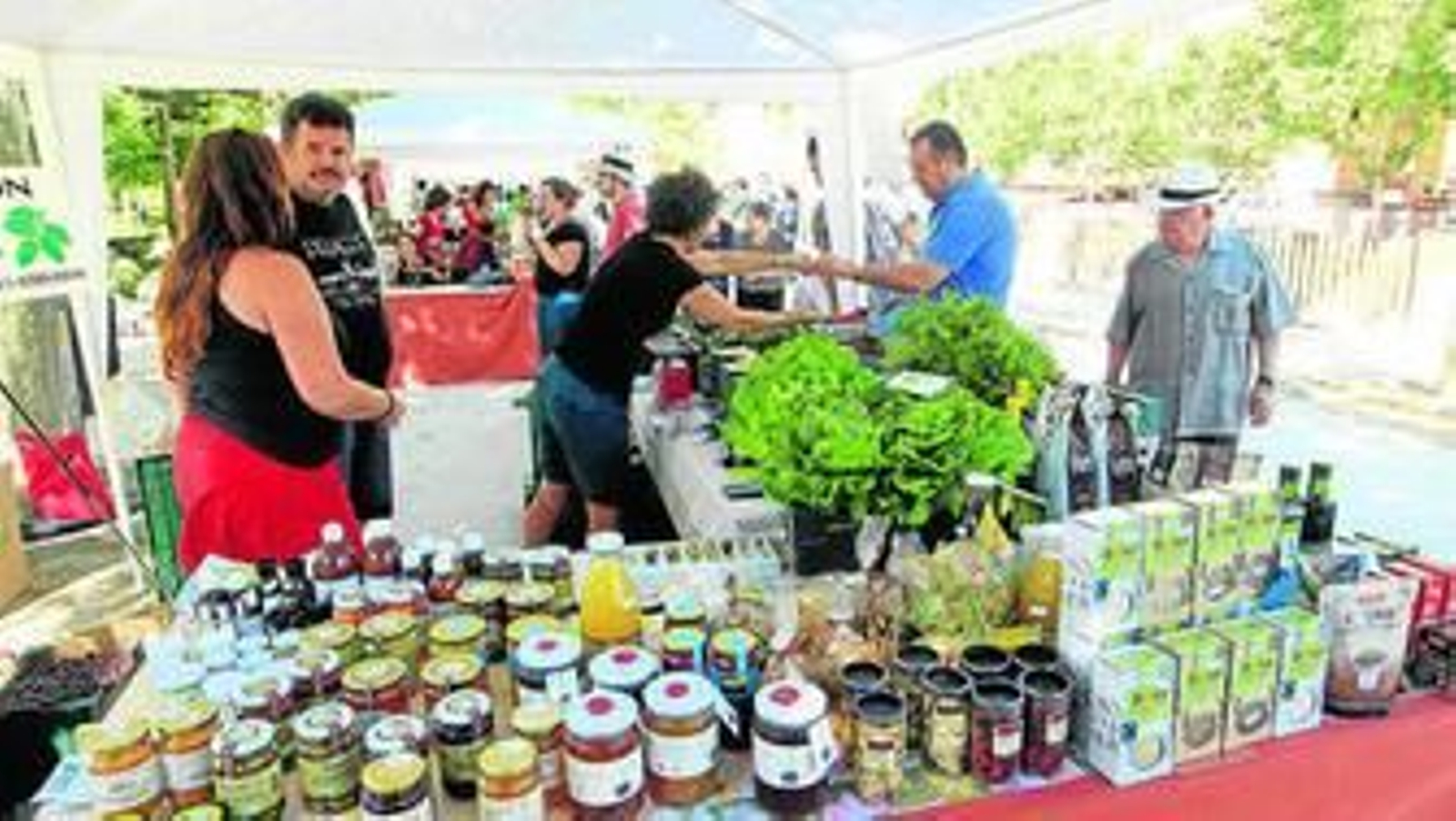 Productos ecológicos elaborados en Granada.