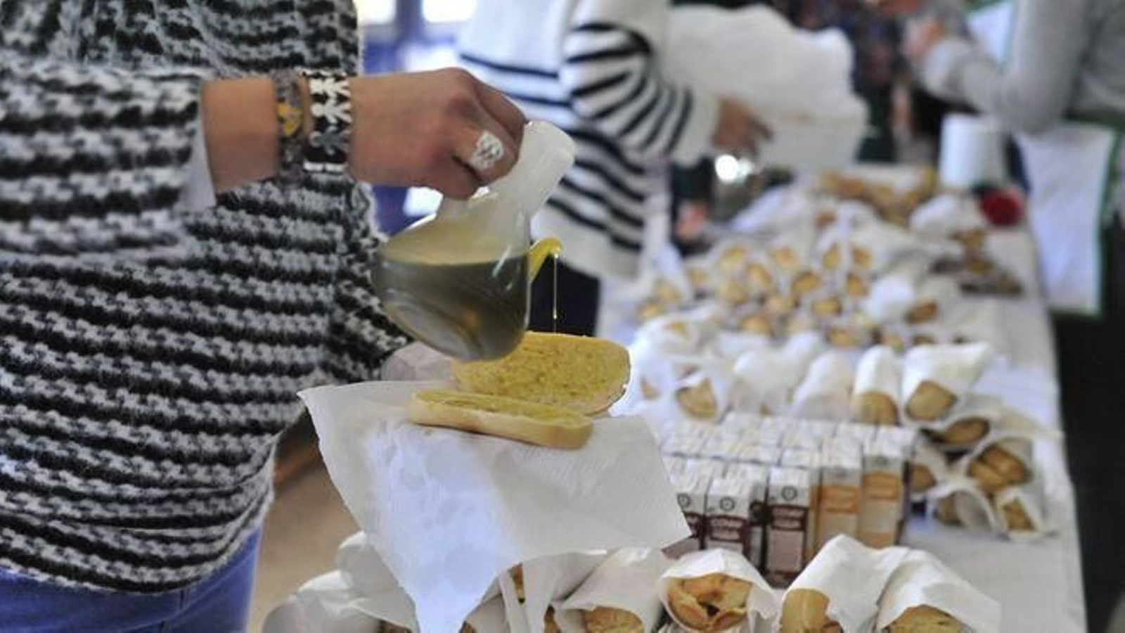 Un desayuno saludable en un centro escolar.