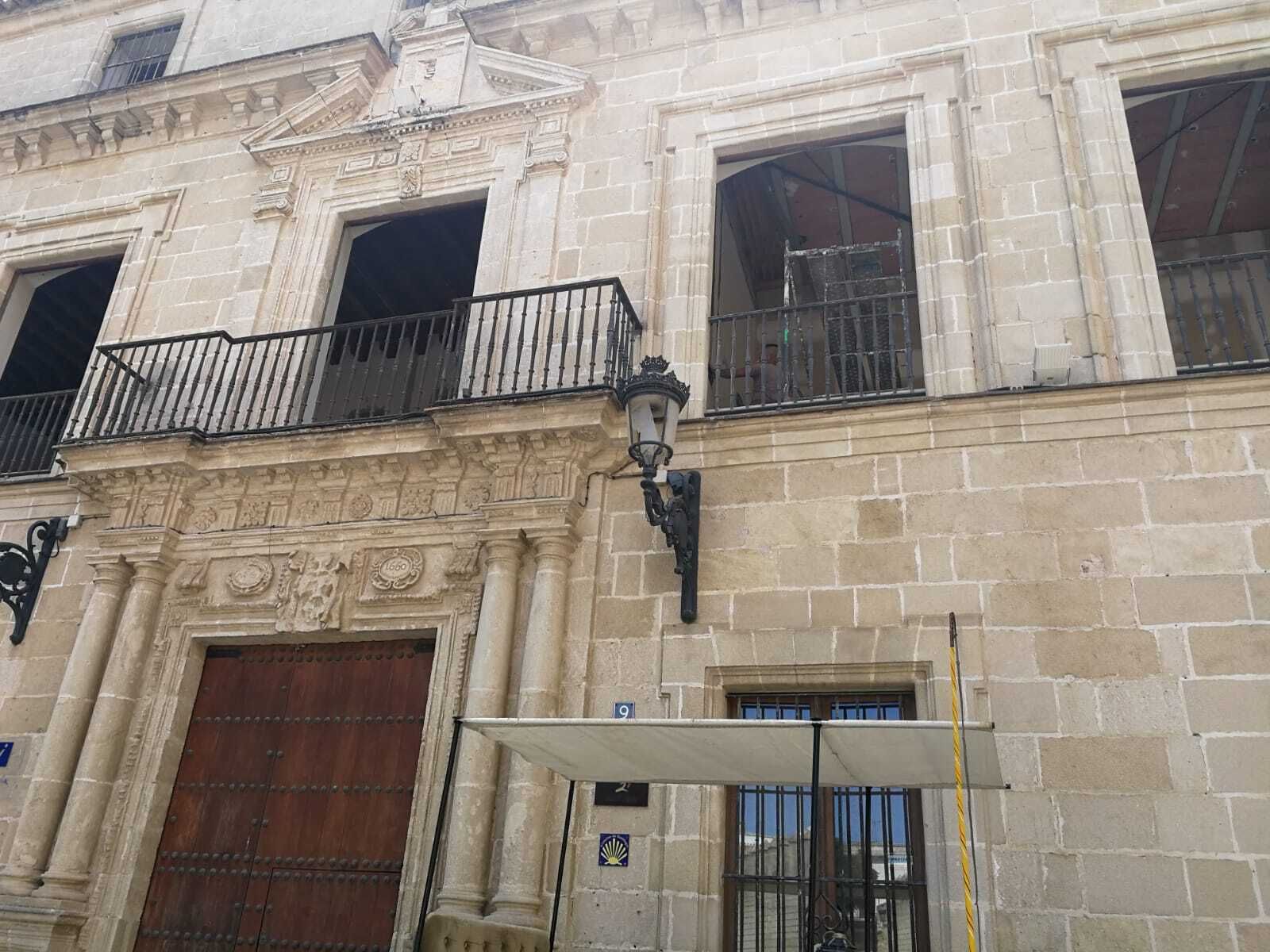 El Palacio de Araníbar, futuro Museo de Cargadores a Indias, sigue con la obra parada de momento.