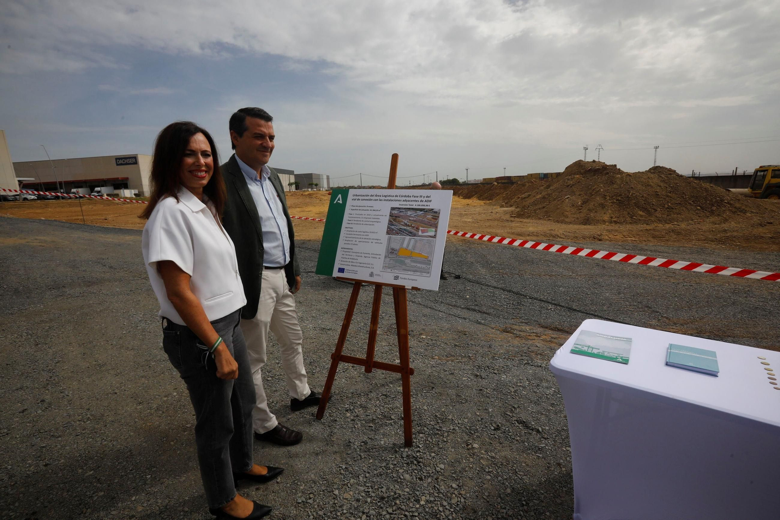 El inicio de las obras de la tercera fase del parque logístico de Córdoba, en imágenes
