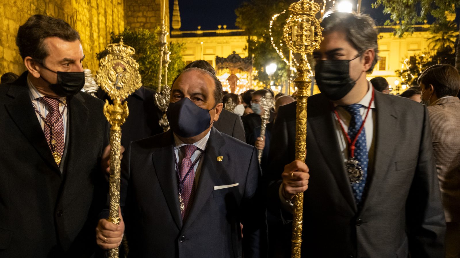 La Candelaria por la Plaza del Triunfo, en imágenes