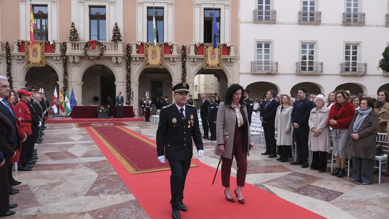 La Policía Local de Almería celebra su patrón San Esteban, en imágenes