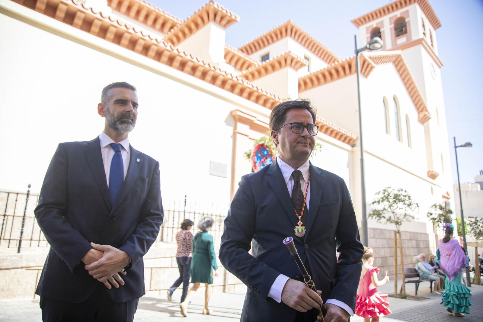 Las imágnes de la misa y procesión en honor a San Marcos en El Ejido