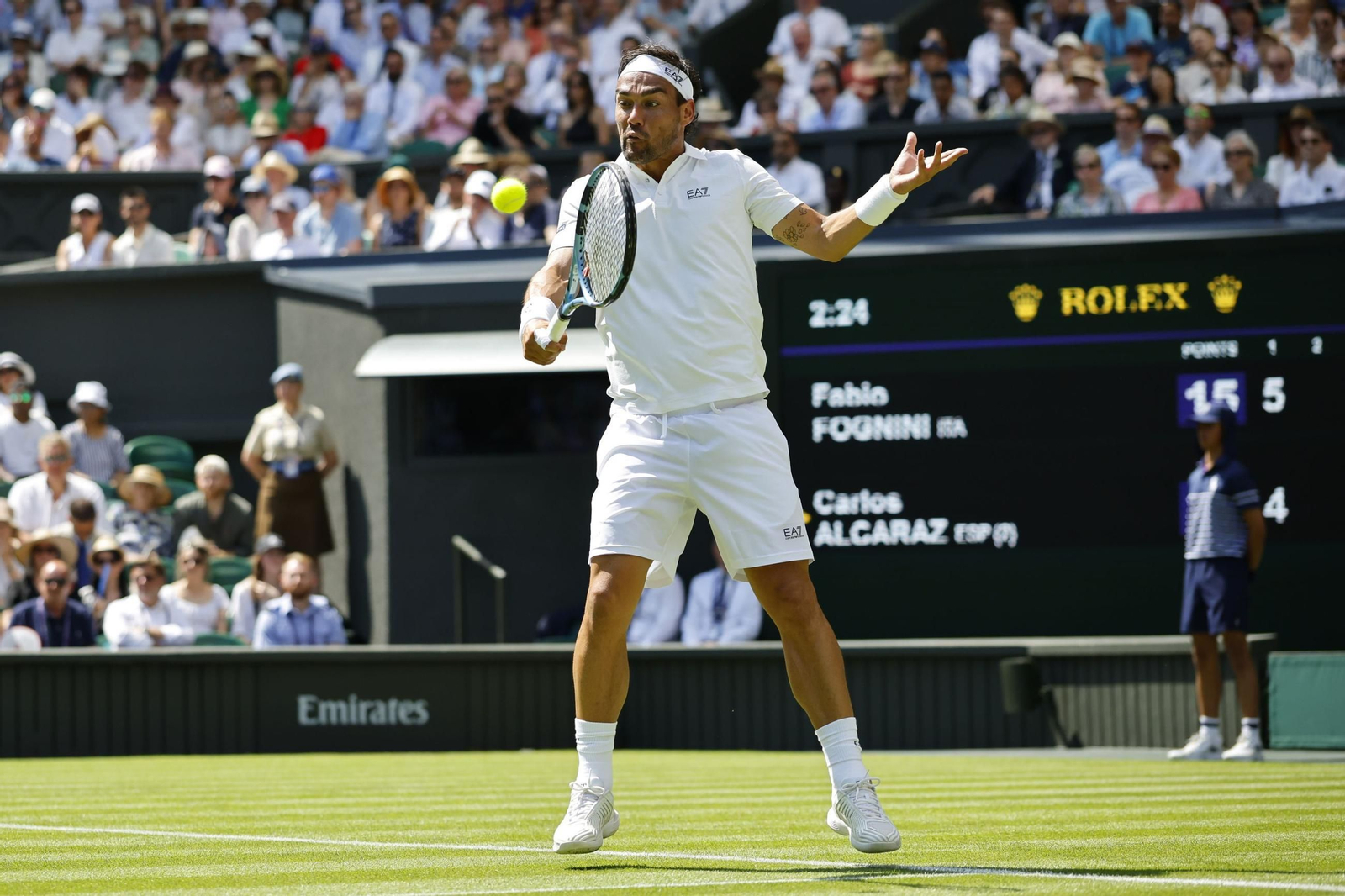 Las imágenes del debut de Alcaraz en Wimbledon y del resto de la jornada