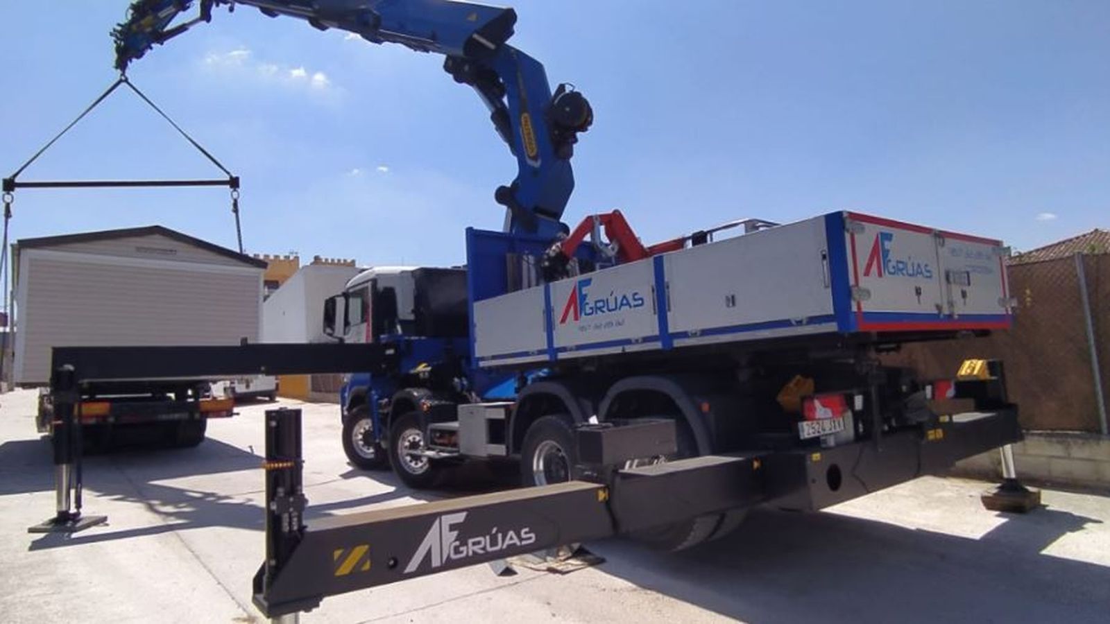Transporte de una mobil home en Córdoba.