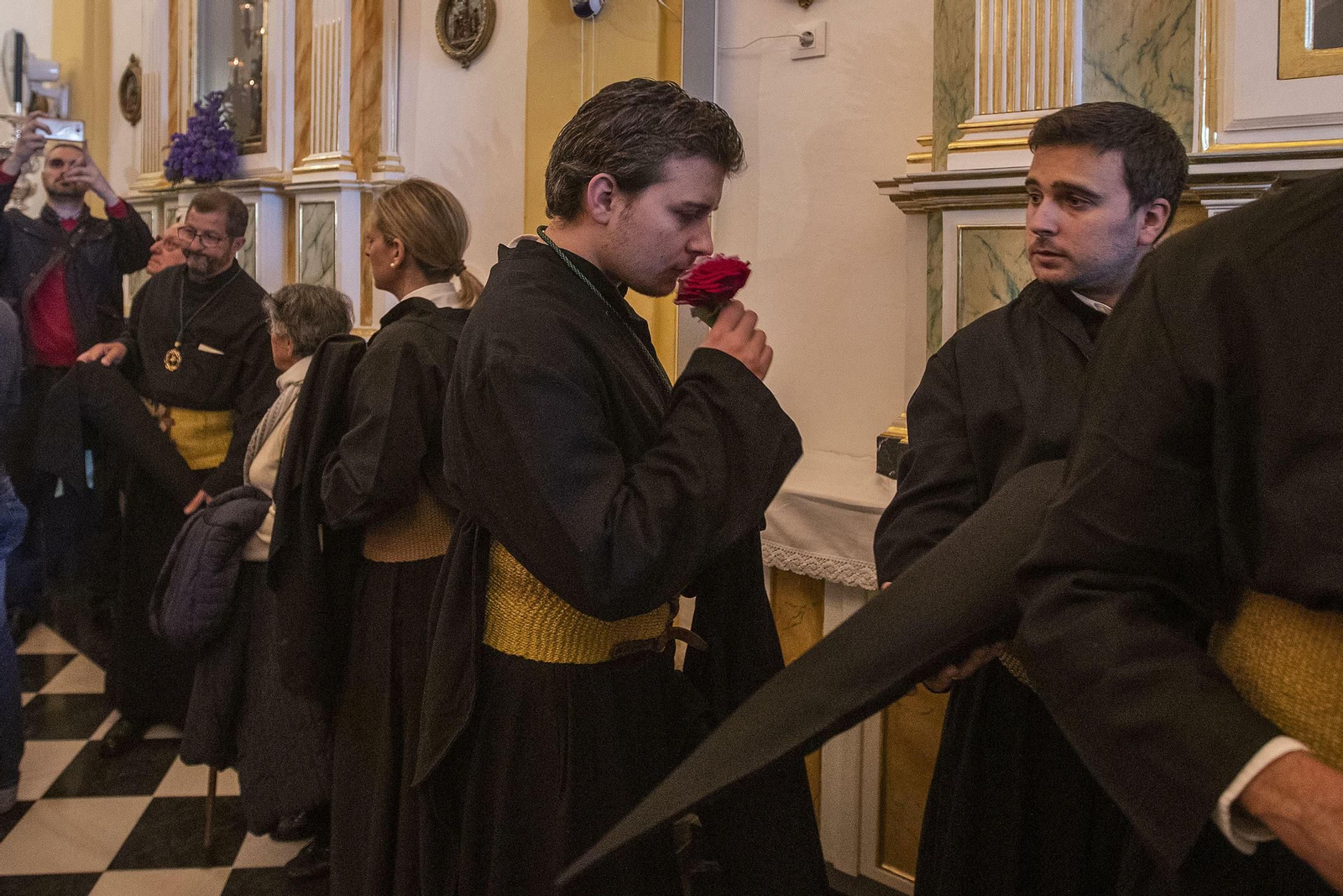 Vera Cruz, las imágenes de un Miércoles Santo frustrado