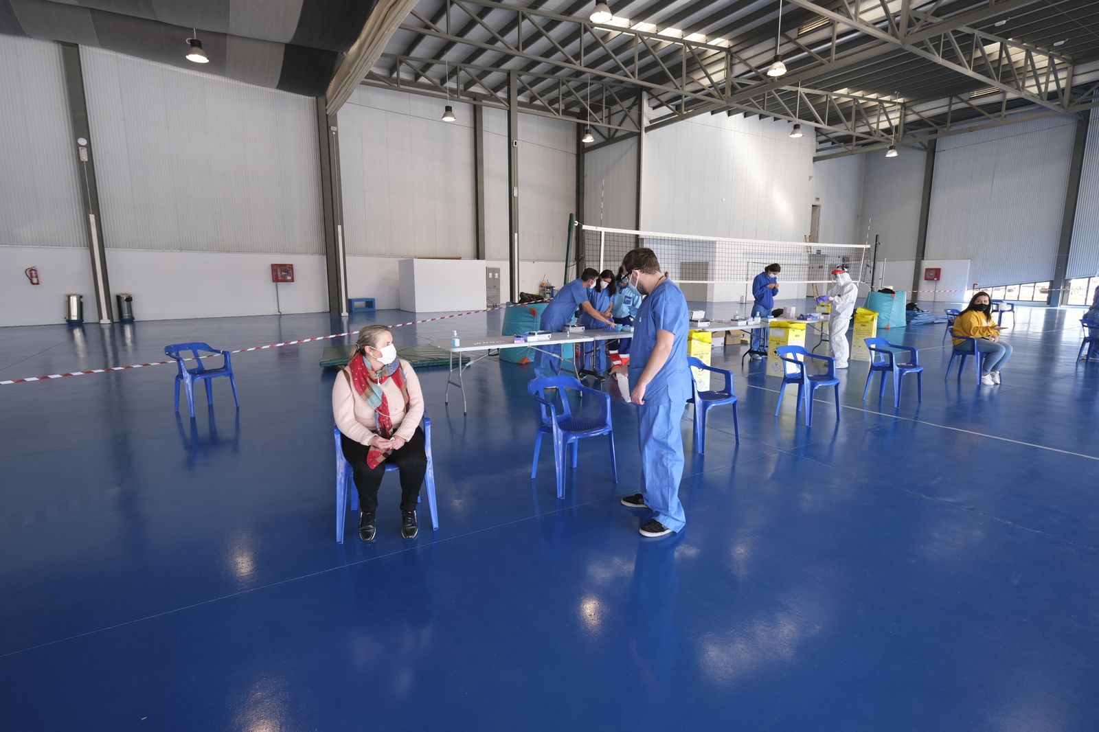 Fotogalería cribado test antígenos COVID-19 en Berja. Almería