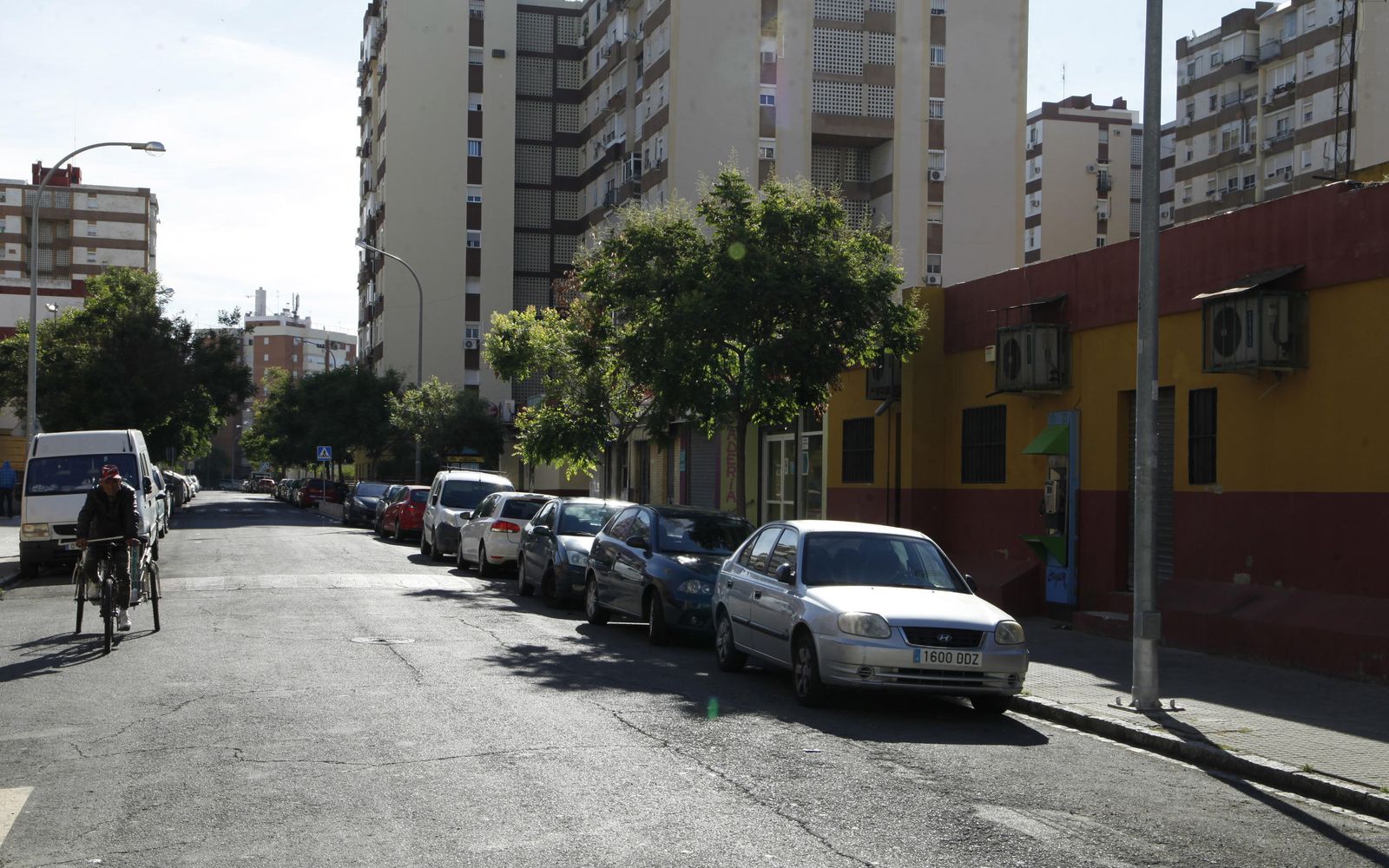 La calle José Bermejo, en la que ocurrieron los hechos.