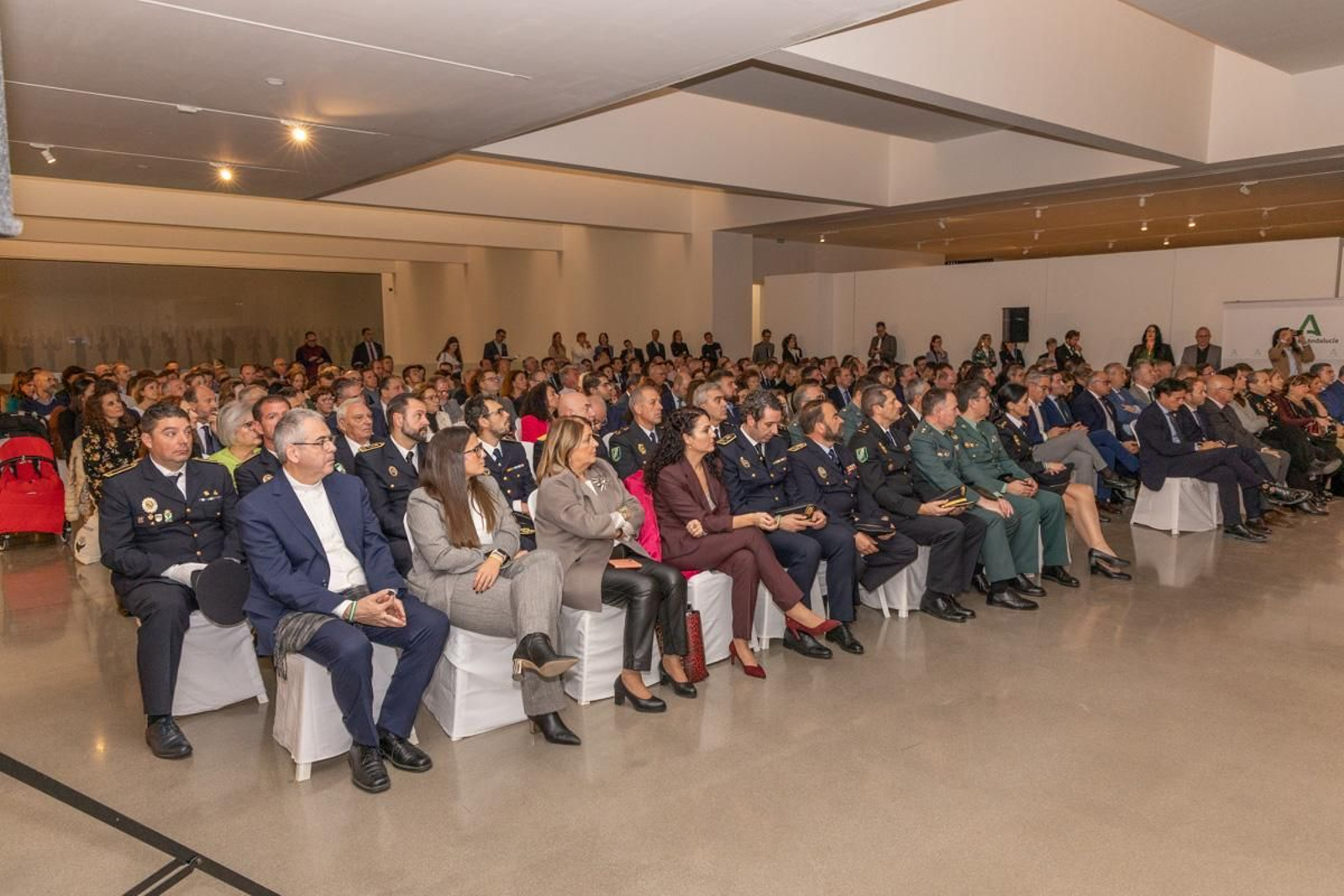 Acto institucional de la Bandera que organiza la Junta de Andalucía en el Museo Íbero