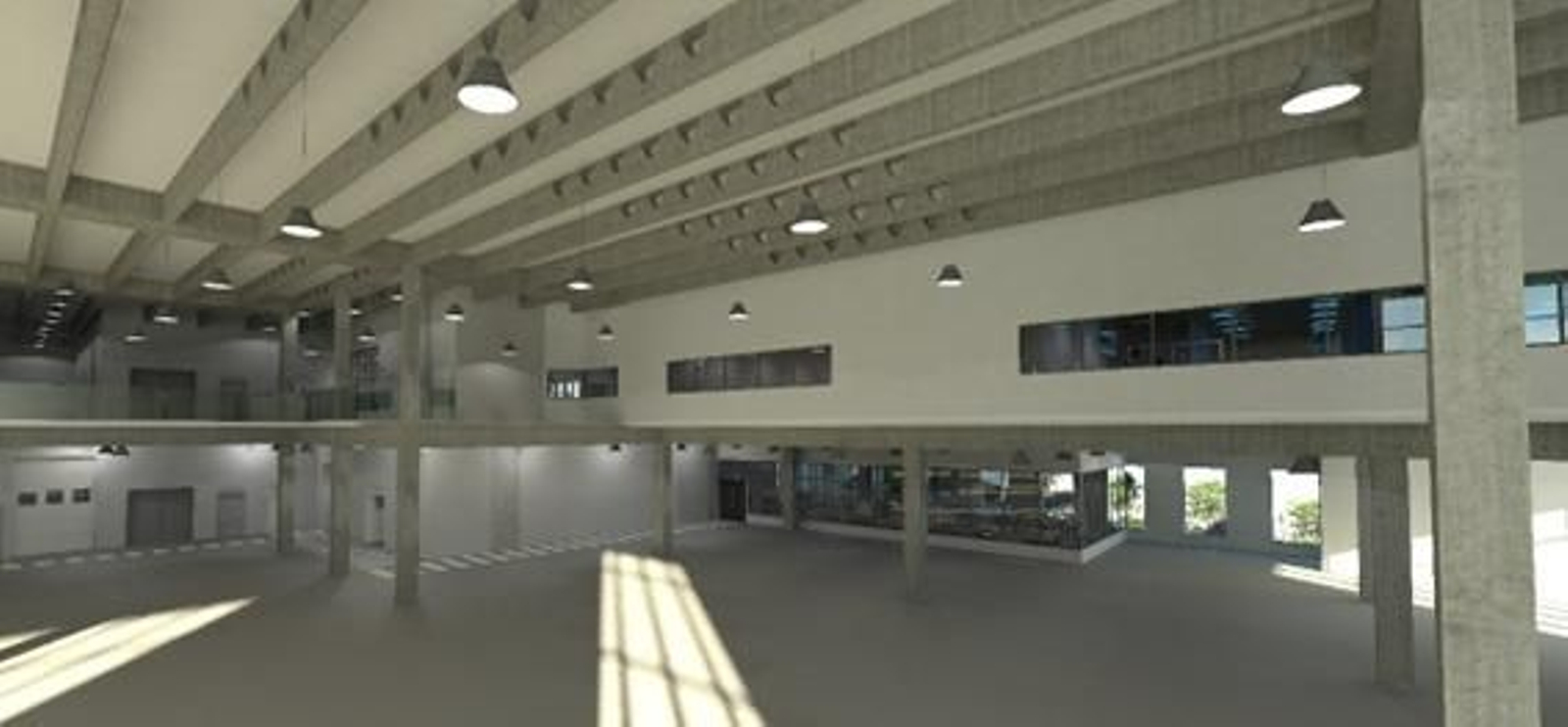 Interior de la nueva fábrica cuando esté terminada a finales de 2026