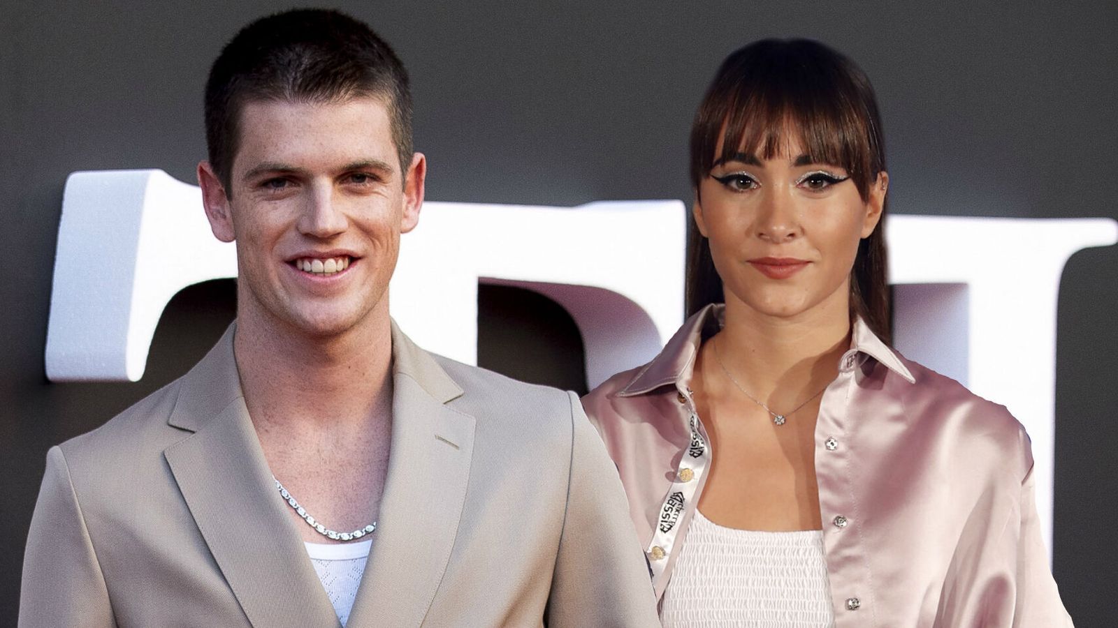 Miguel Bernardeau y la cantante Aitana.