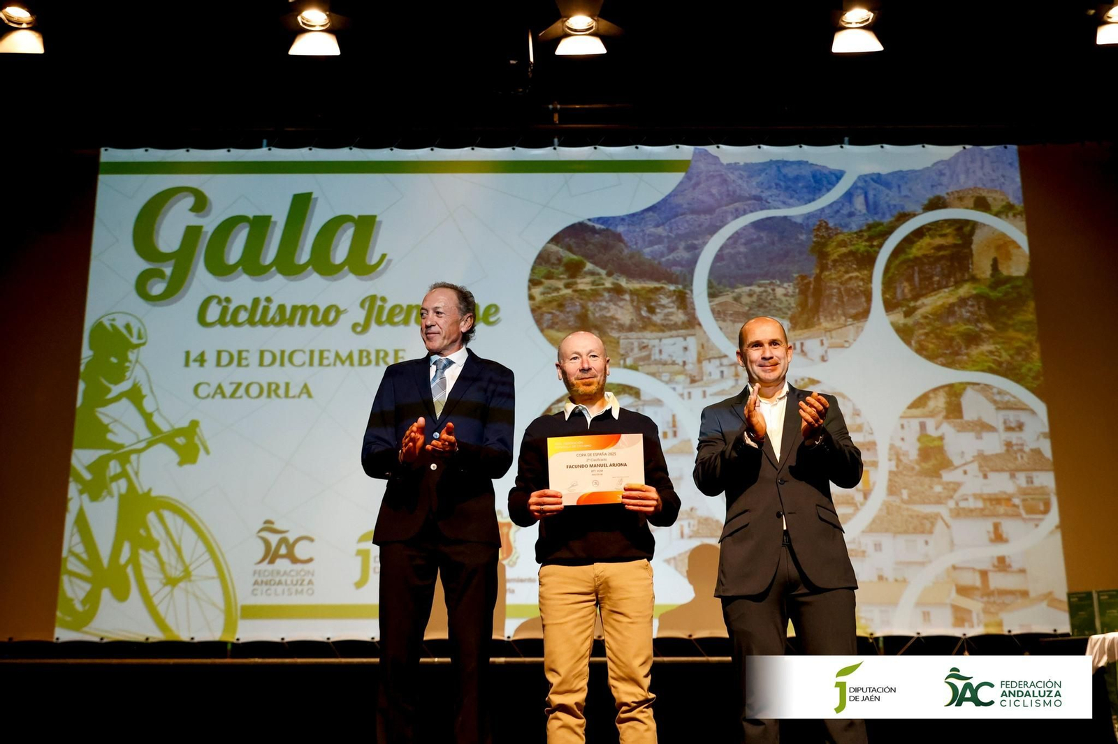 En imágenes: Cazorla, escenario de la Gala del ciclismo jiennense 2025