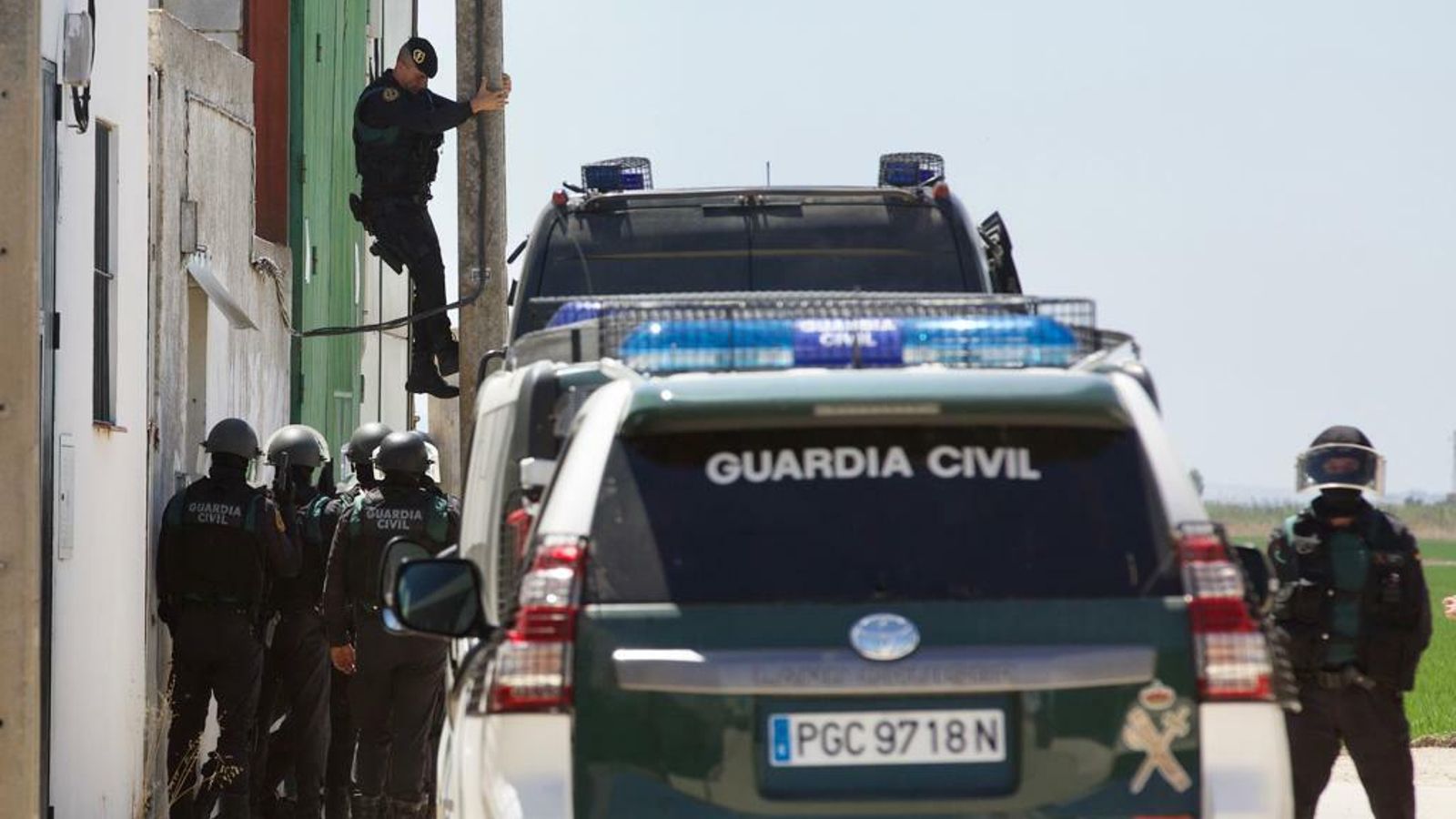 Registro en el polígono Príncipe de Gales de Isla Mayor.