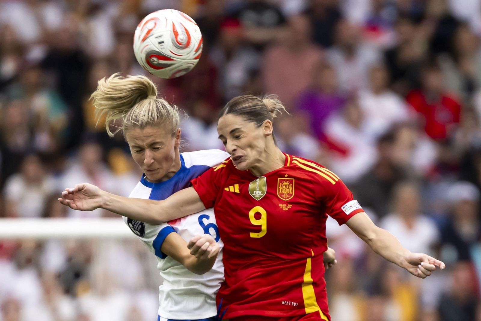 Las mejores imágenes de la final España - Inglaterra de la Eurocopa femenina