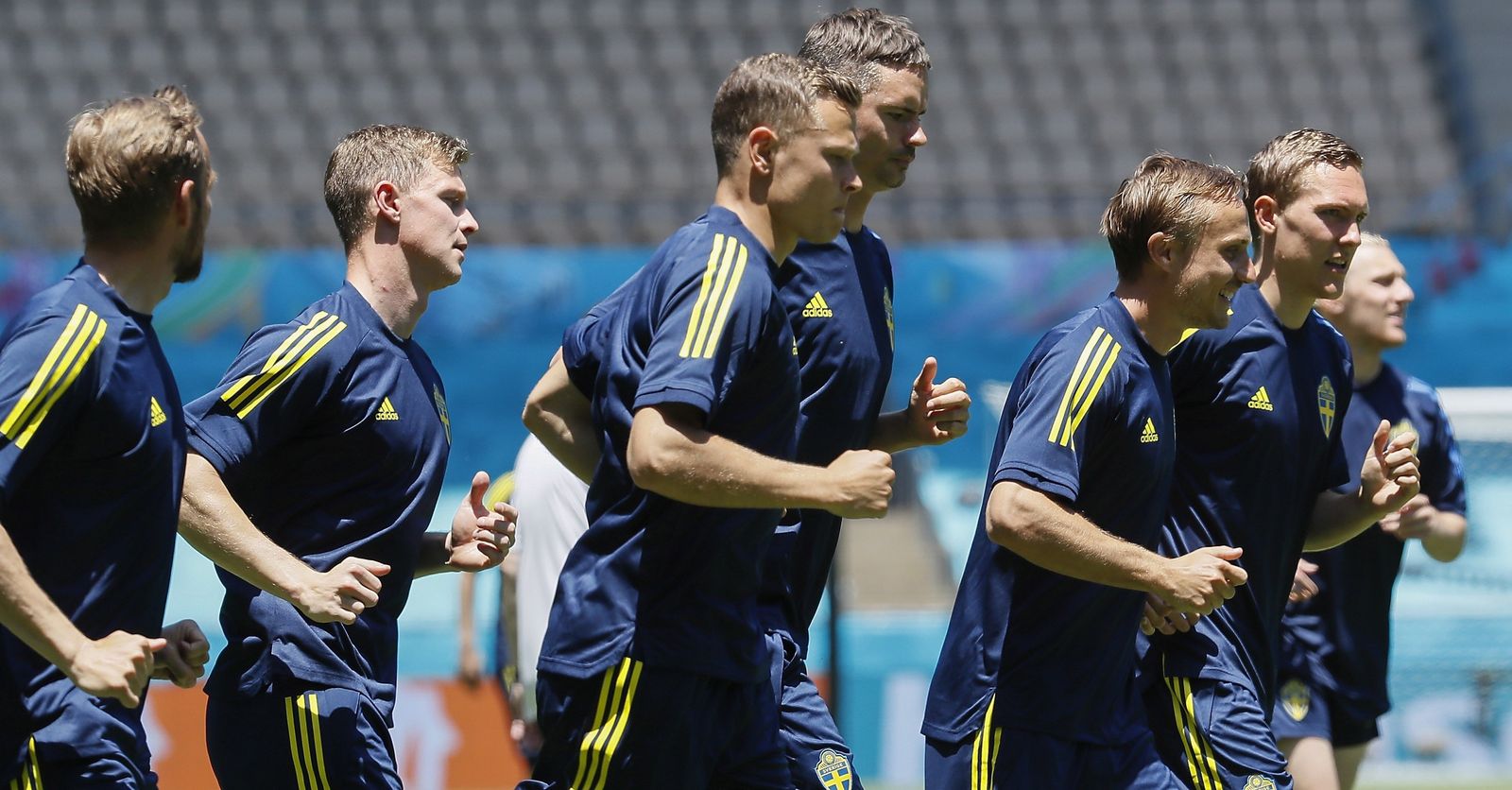 ¡Suecia entrena a las 14:30 en La Cartuja con 33 grados!