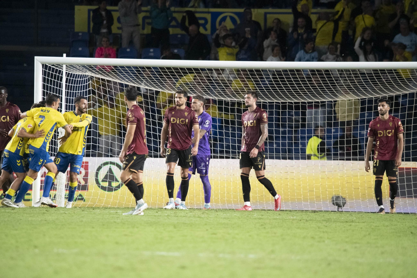 Las imágenes del Las Palmas-Cádiz CF