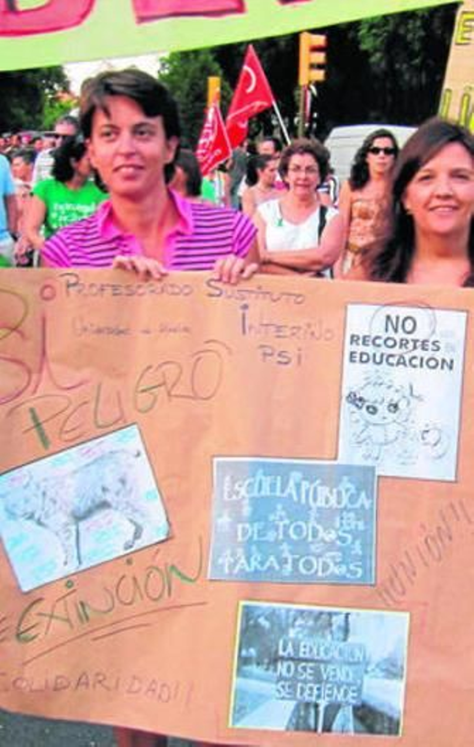 Manifestación de PSI en julio de 2012.