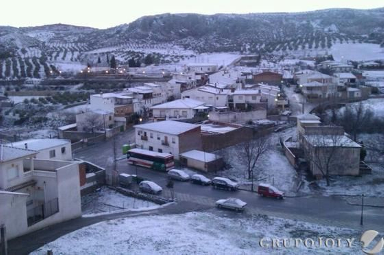 Las imágenes de la nieve en Granada