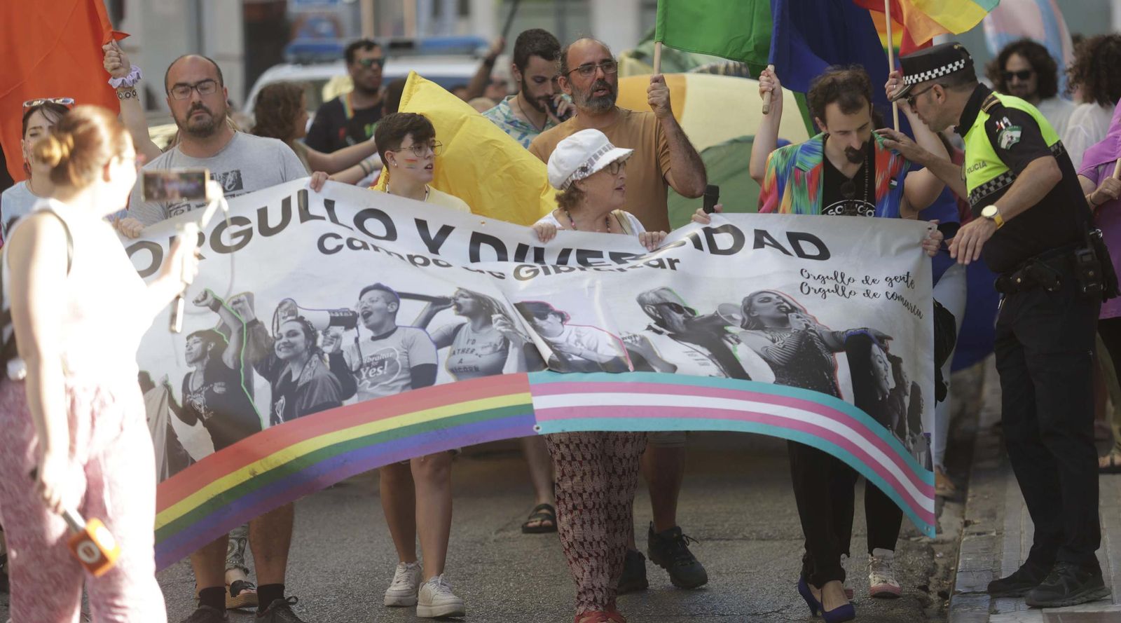 Manifestación por el Día del Orgullo LGTBIQ+ en La Línea