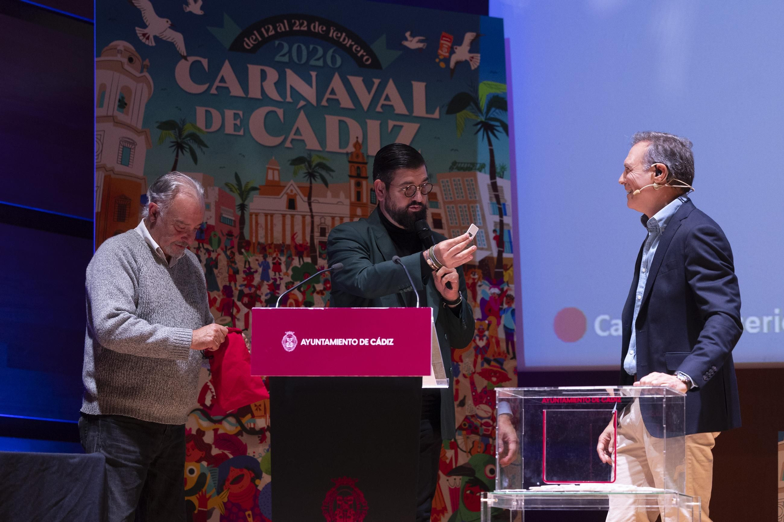 Las imágenes del sorteo del ordel de actuación del COAC 2026