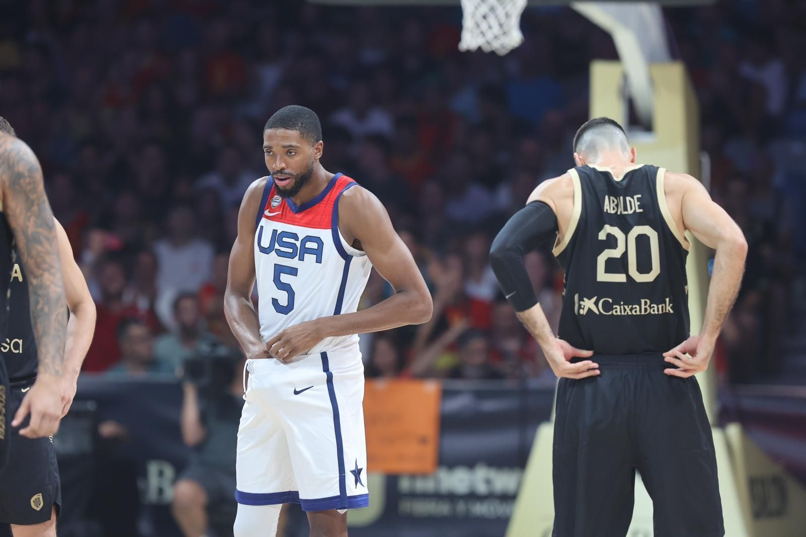 Las imágenes del España-Estados Unidos en el Martín Carpena